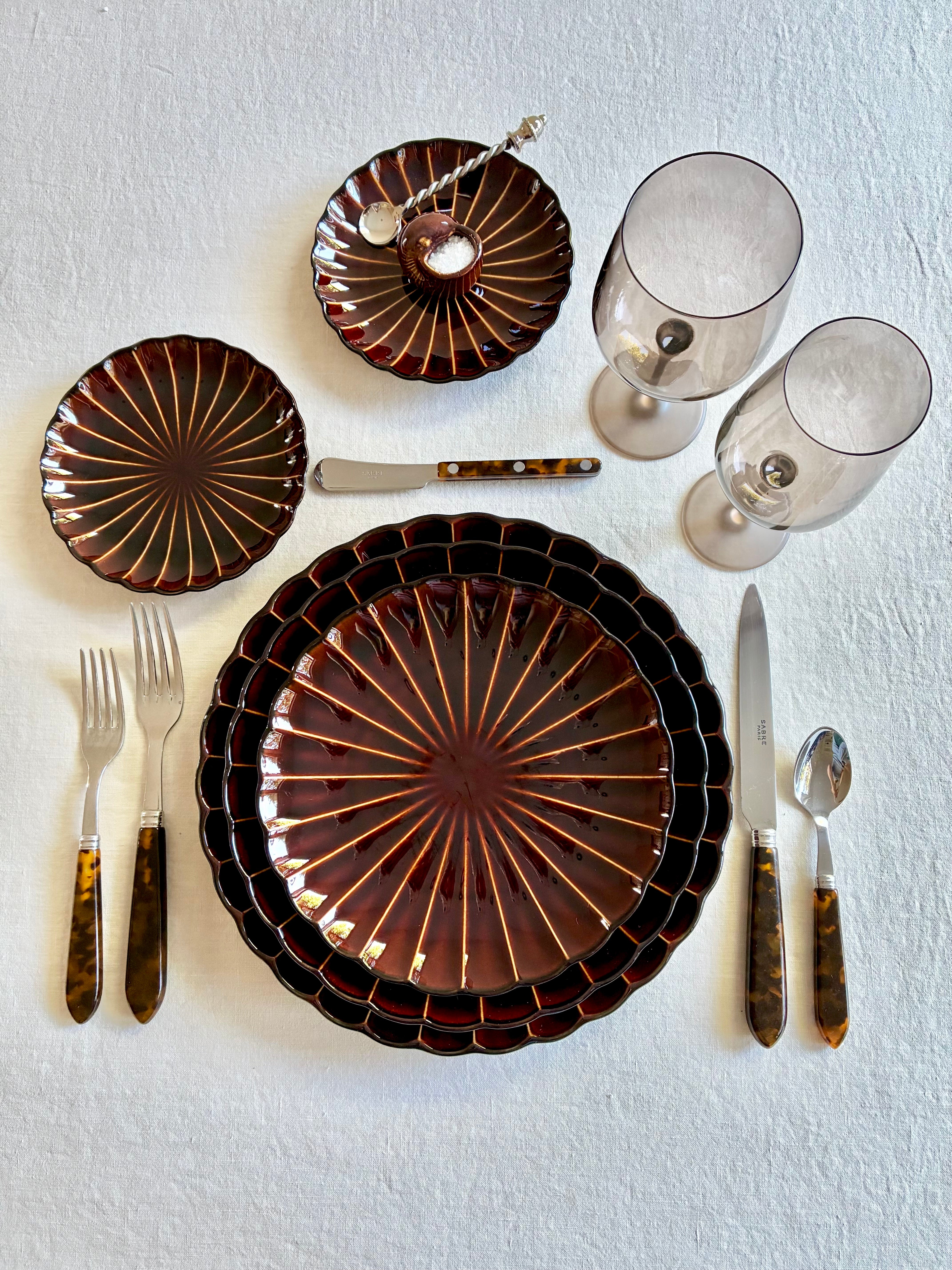 PRE-ORDER - Urushi Dinnerware - Brown