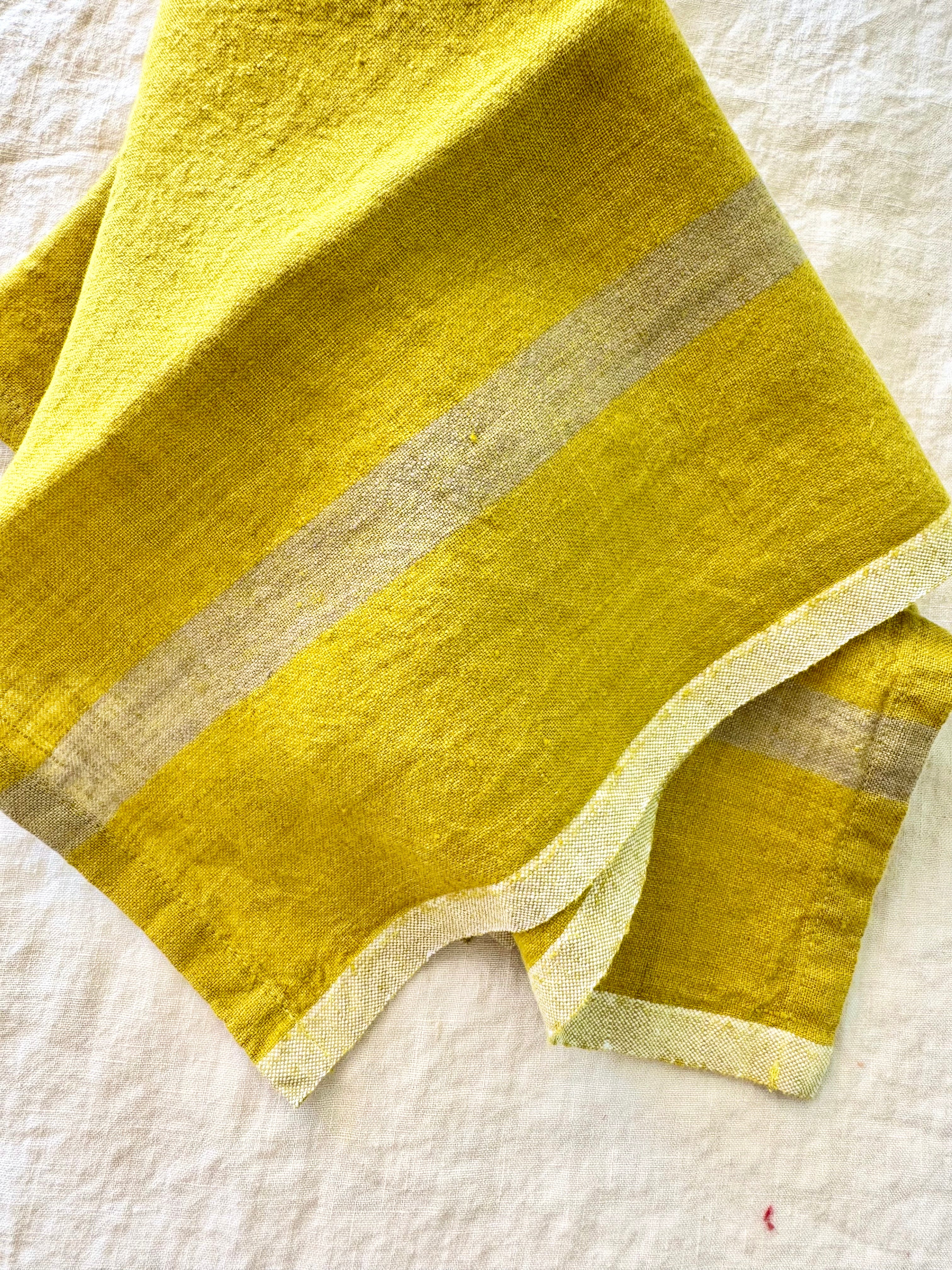 Russo Linen Napkins- Lime - S/4