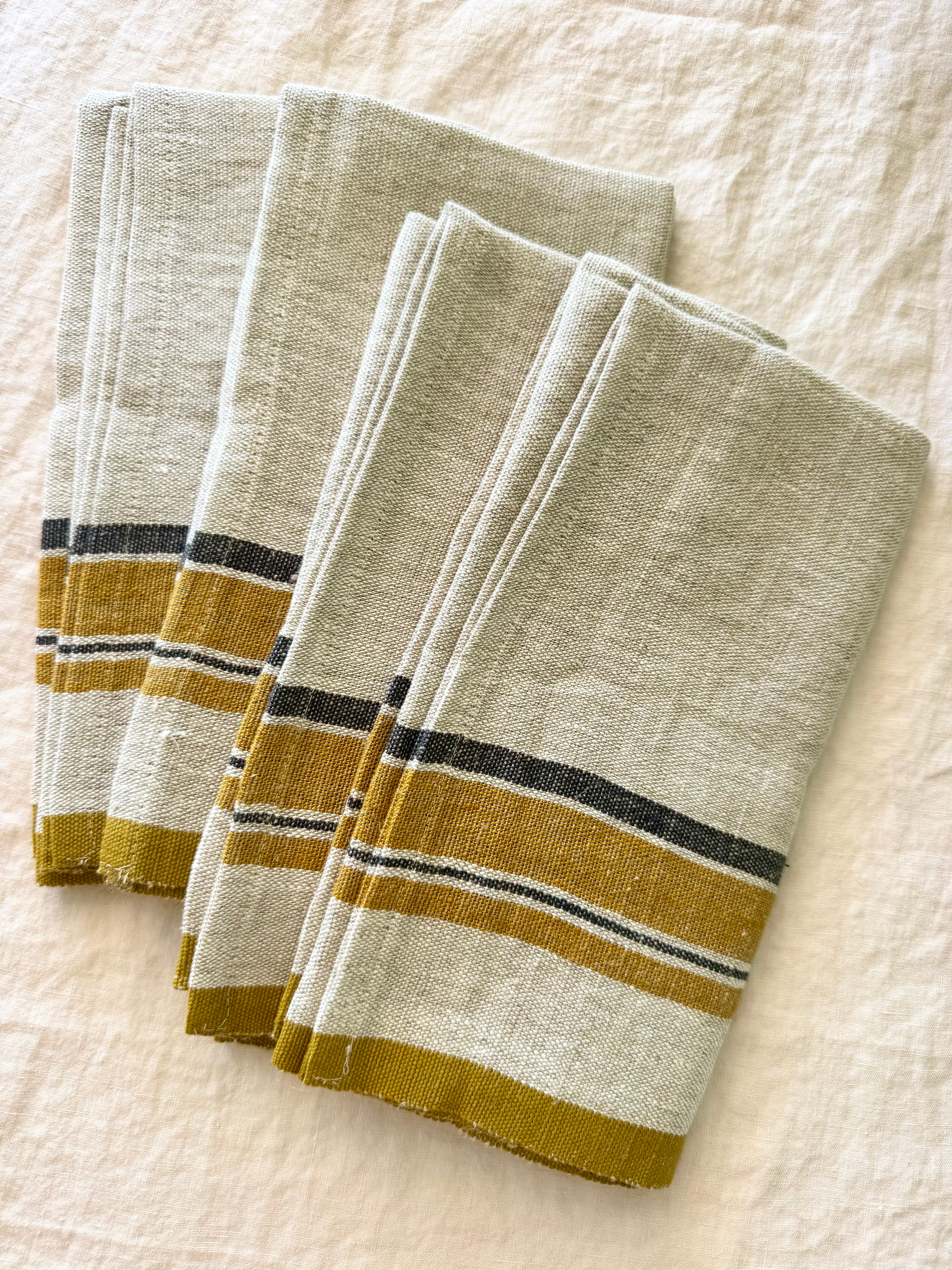 Antibes Napkins - Mustard - S/4
