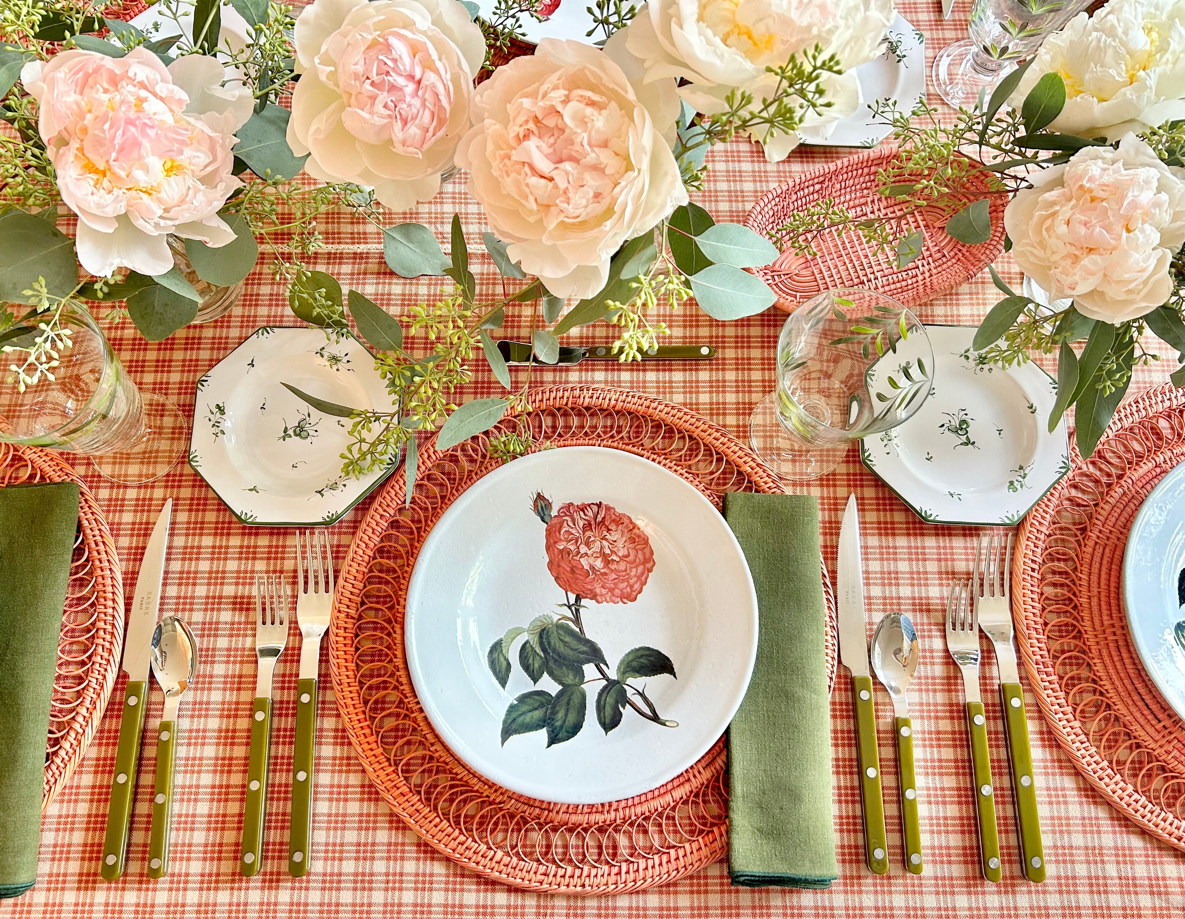 Cassel Charger / Placemat - Peachy - S/4