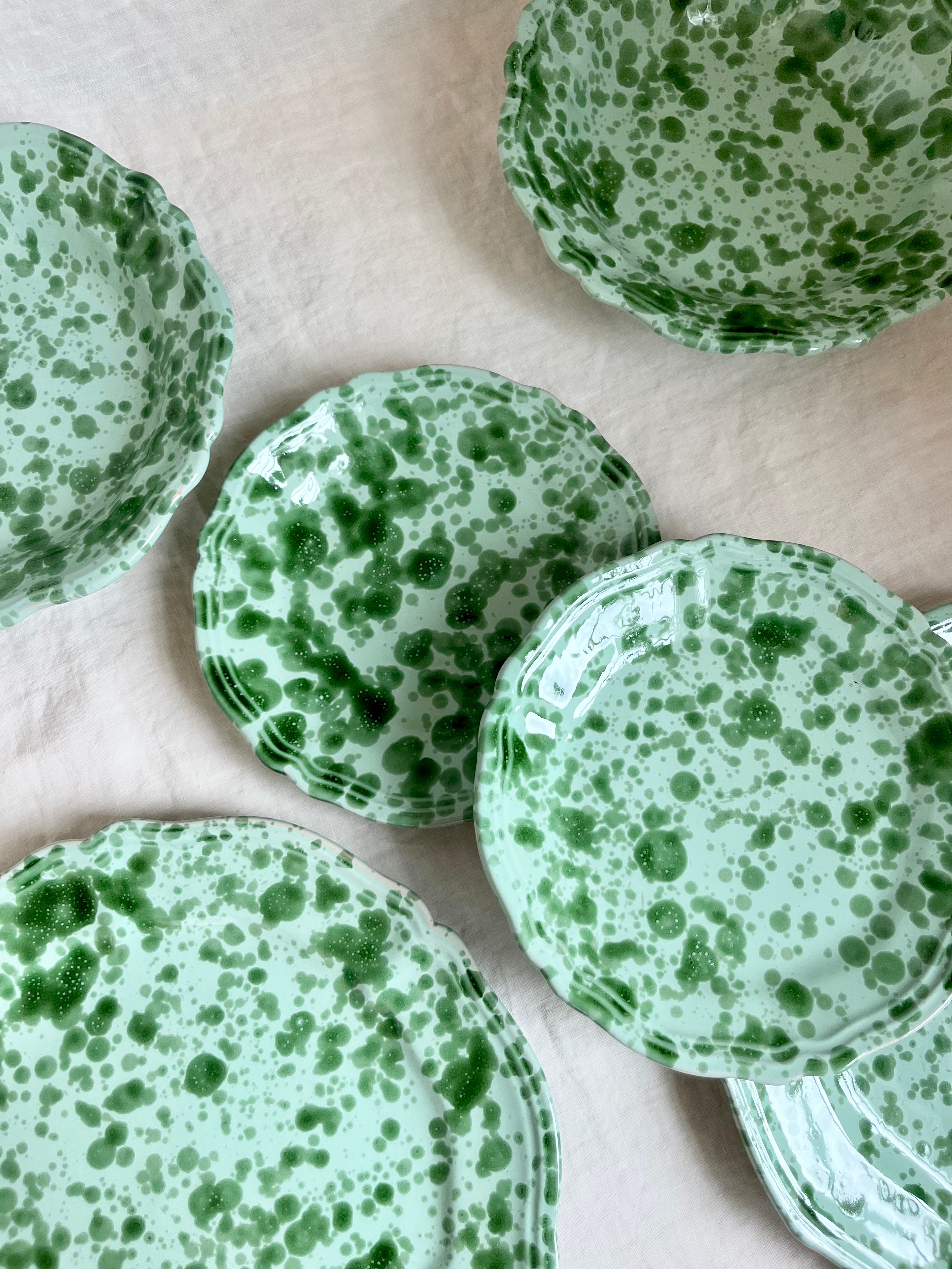 Pompeii Dinnerware - Jade - S/4