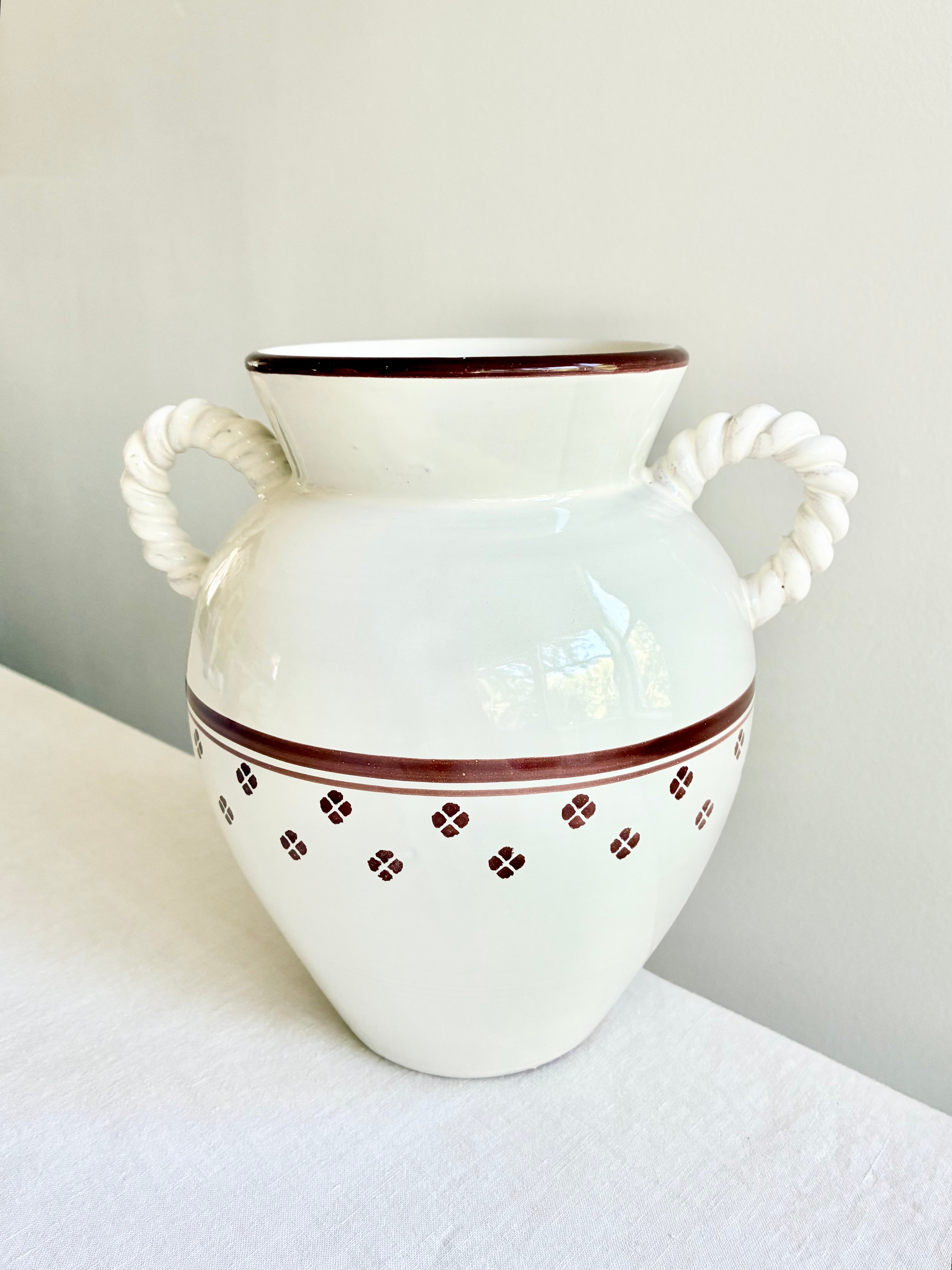 Rigo E Stella Large Vase - Crema