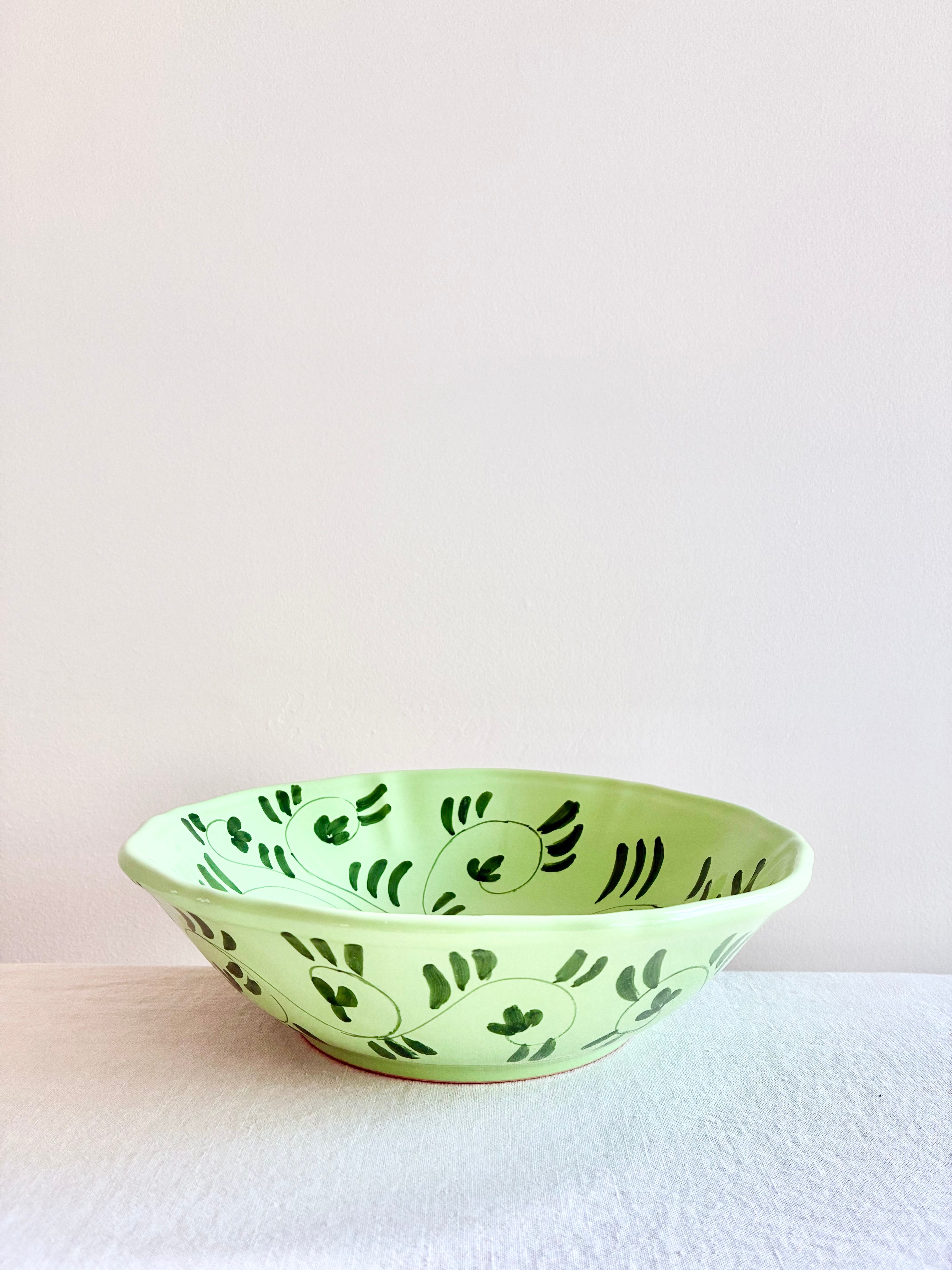 Fresco Serving Bowls S/M/L - Spring Green & Emerald