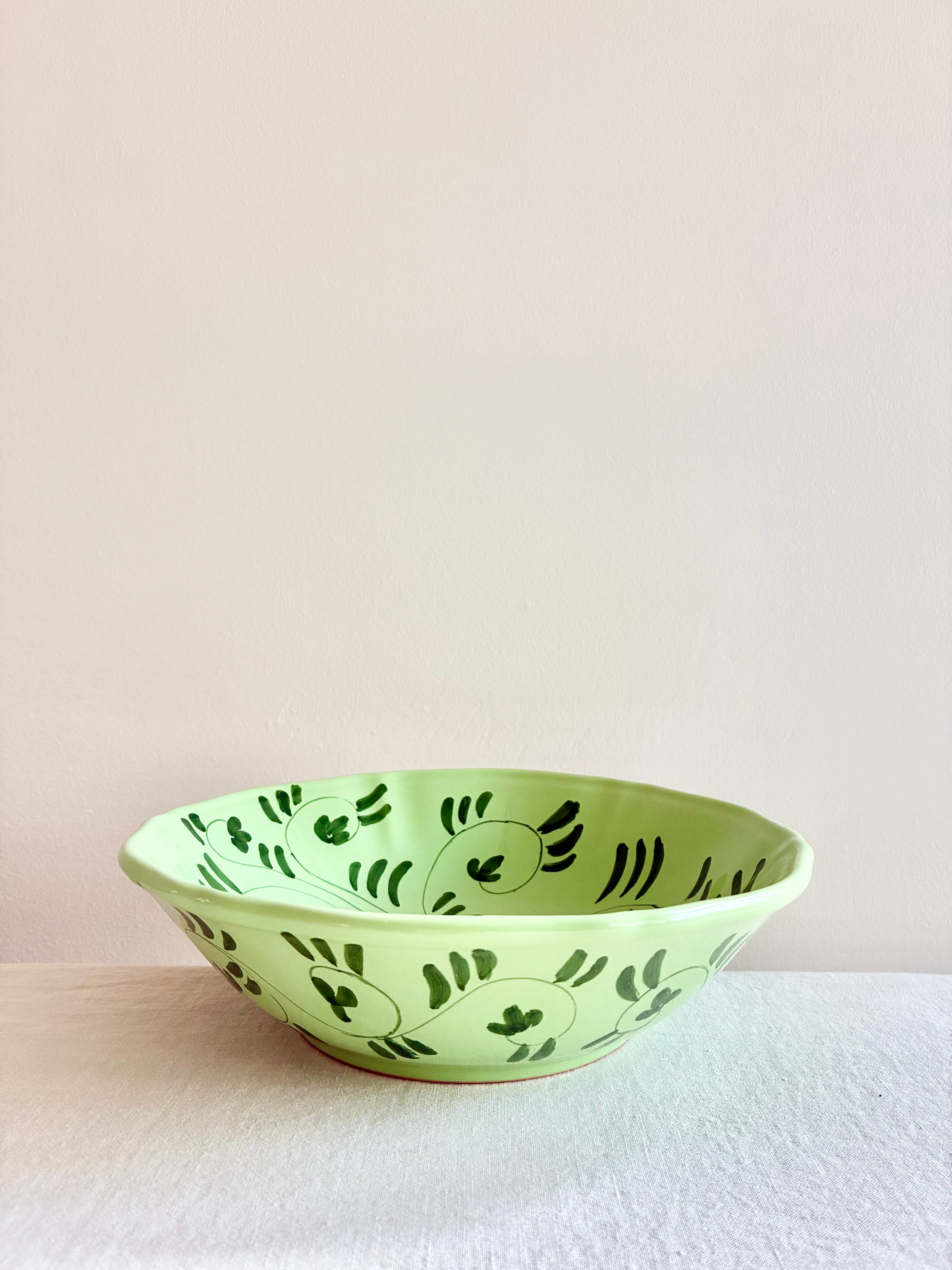 Fresco Serving Bowls S/M/L - Spring Green & Emerald