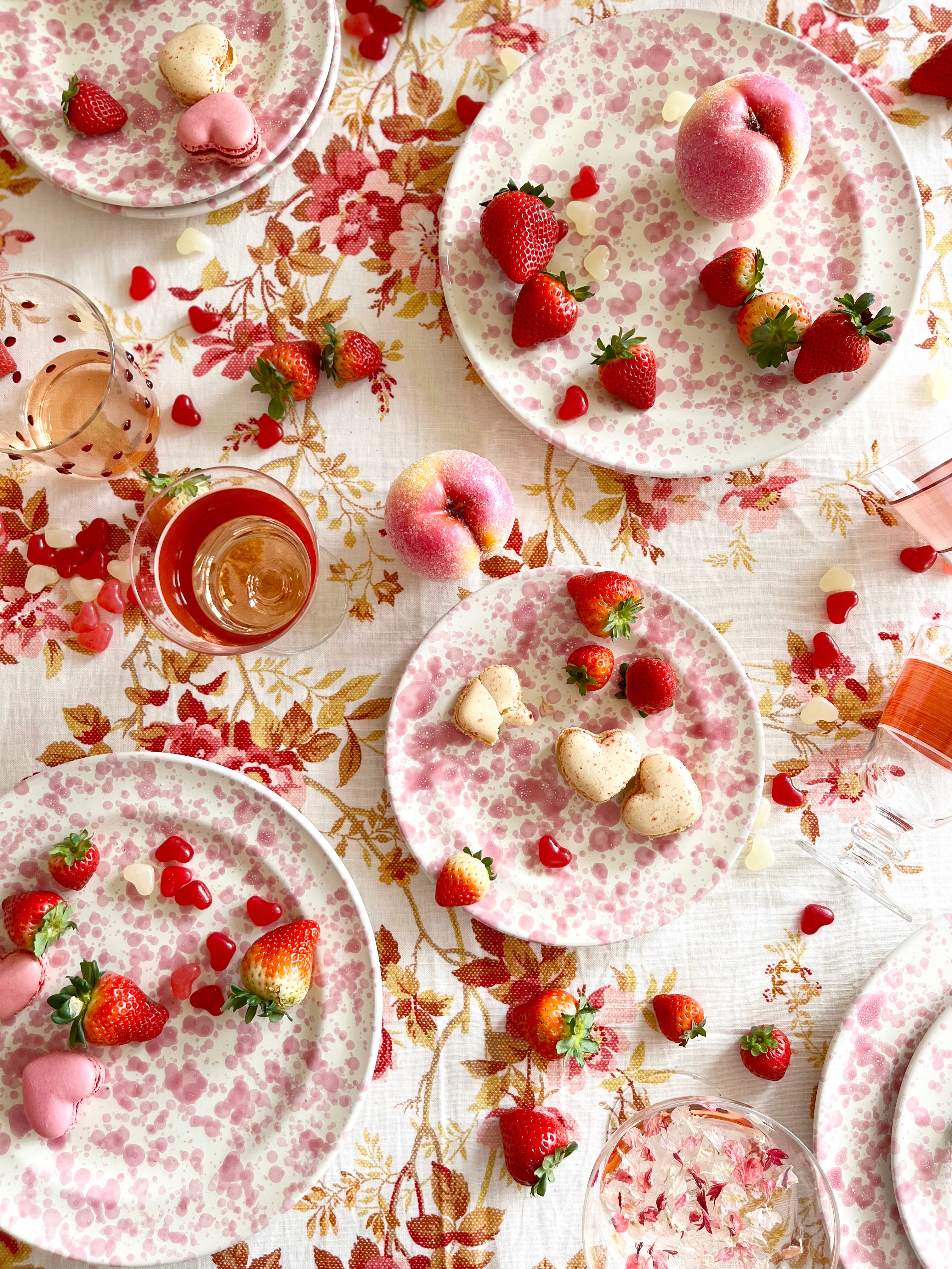 Pompeii Dinnerware - Peony - S/4