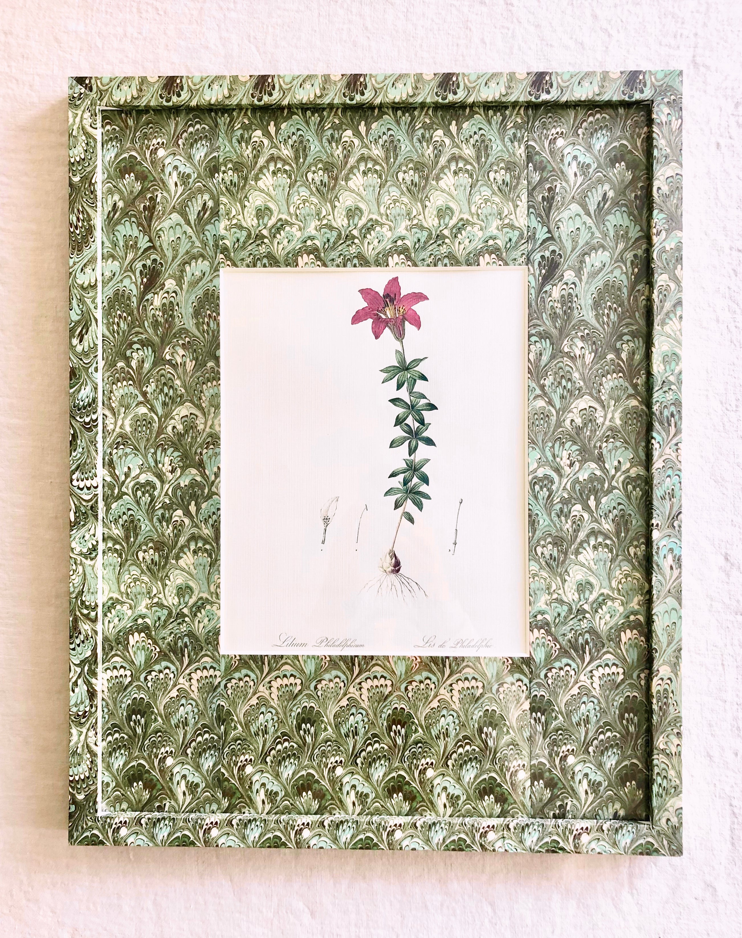 Marbled Verde Frame 15 x 19" - v1