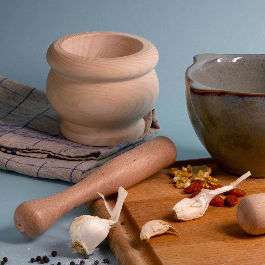 Ashwood Mortar and Pestle