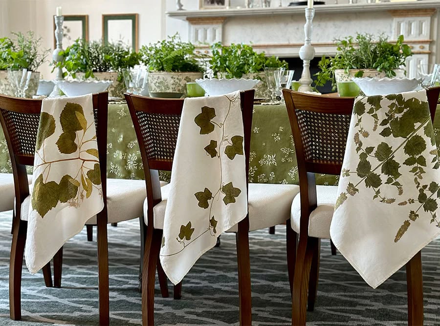 Tisane Herb Napkins - S/4
