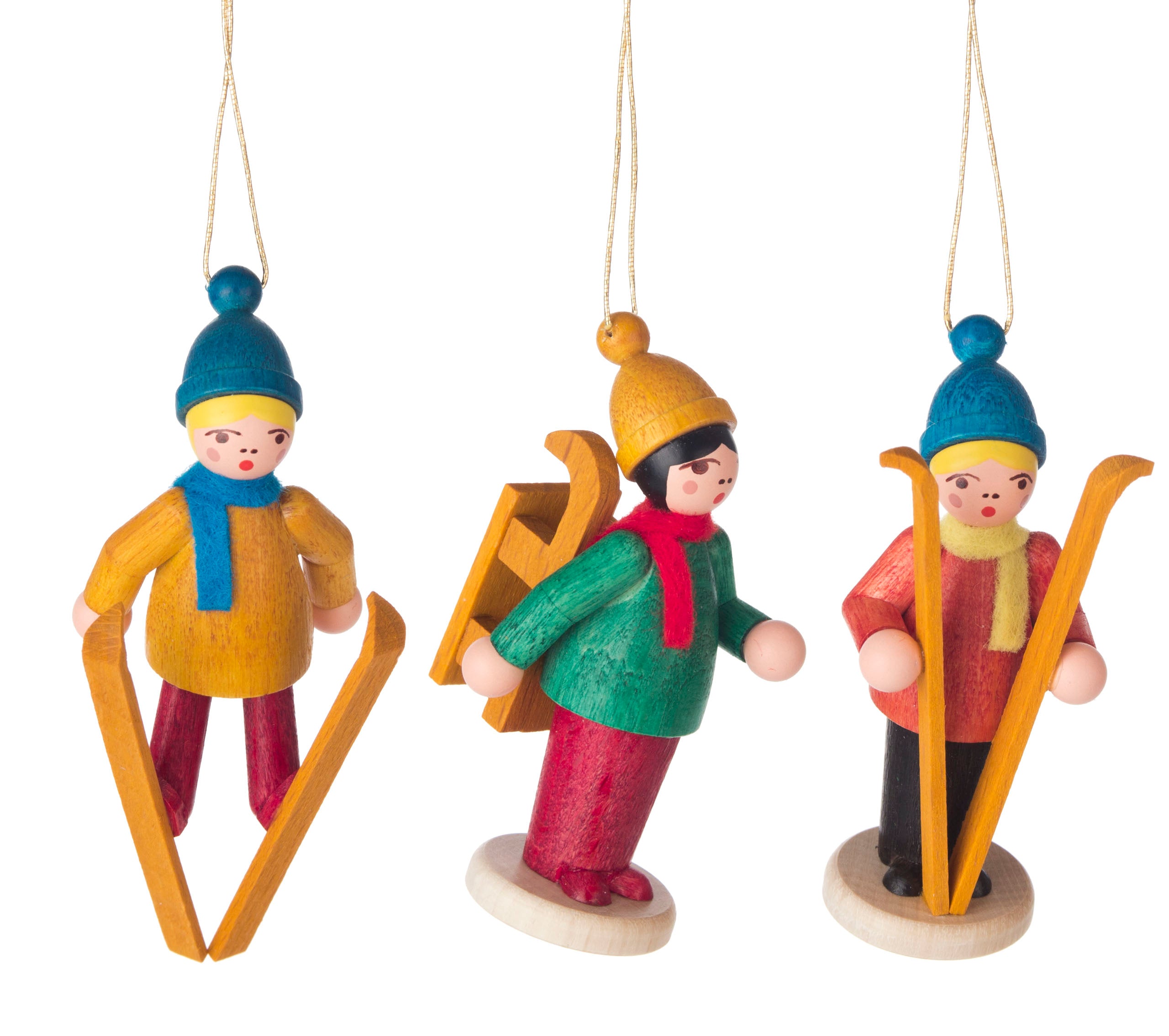 Winter Children Ornaments S/6