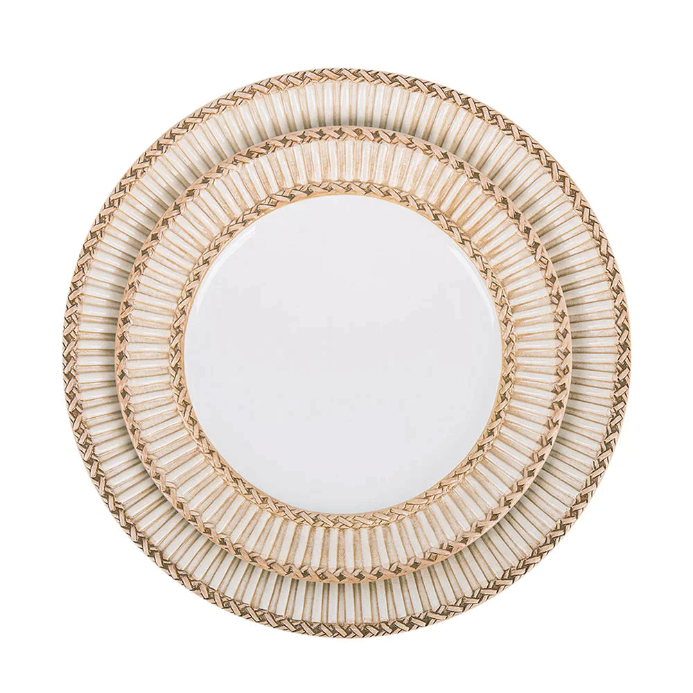 Treccia Salad Plate - Natural