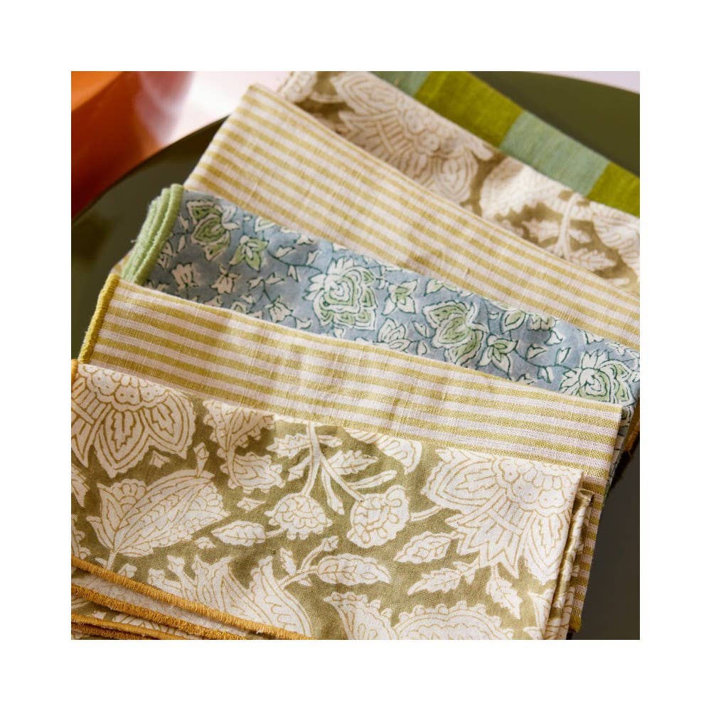 Chandra Napkins - Absynthe Stripes- S/2