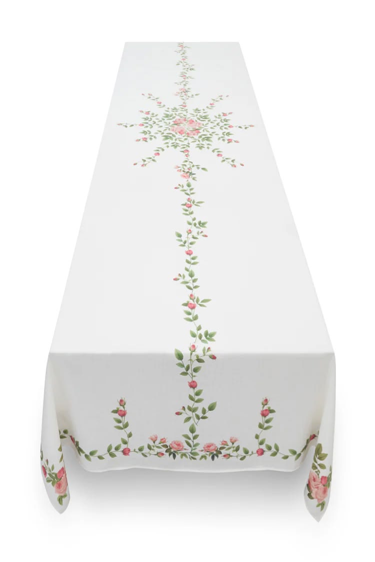 Rose Trellis Tablecloth - 3 sizes available
