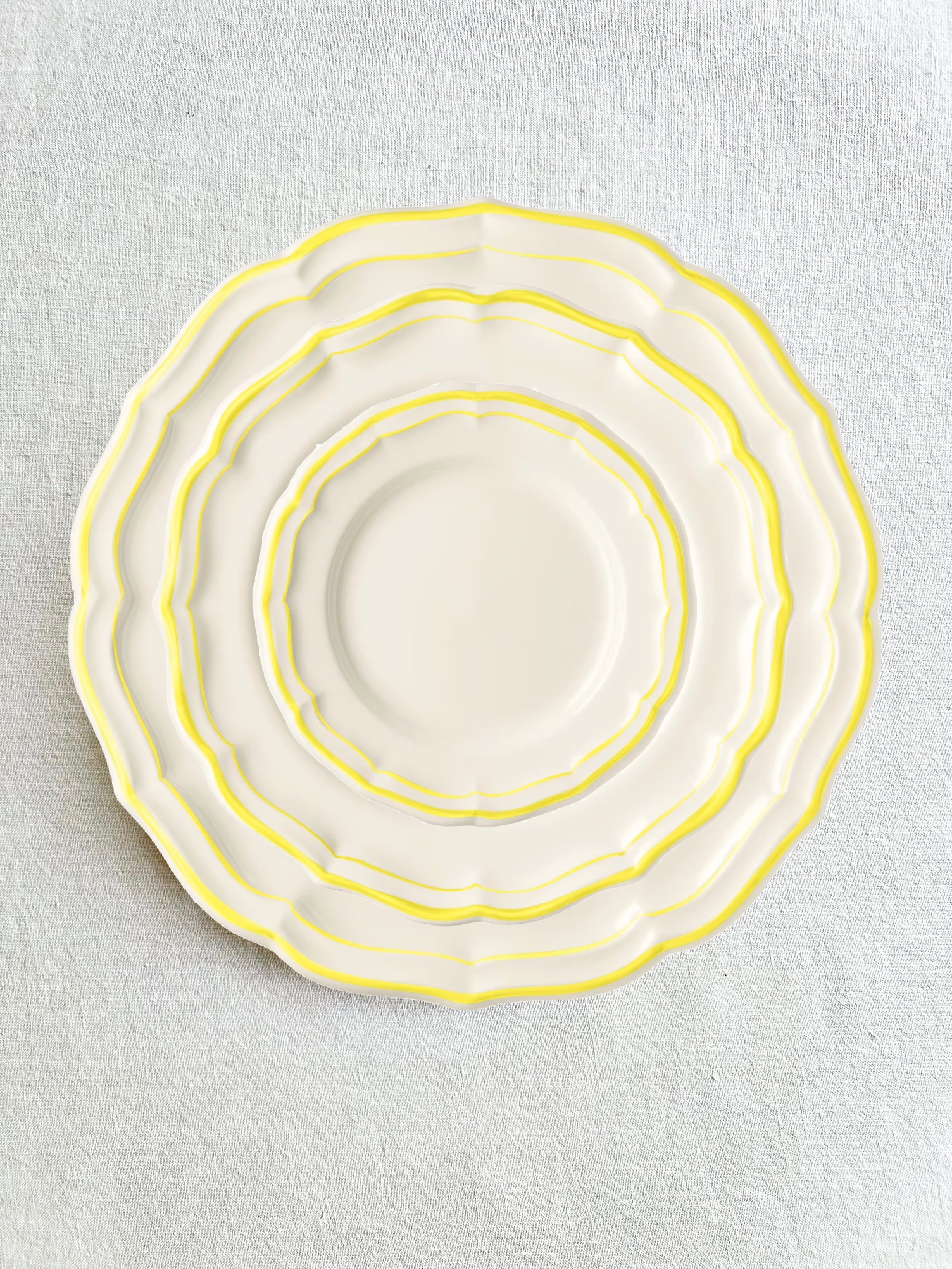 PRE-ORDER -Gien Fliet Dinnerware - Citron