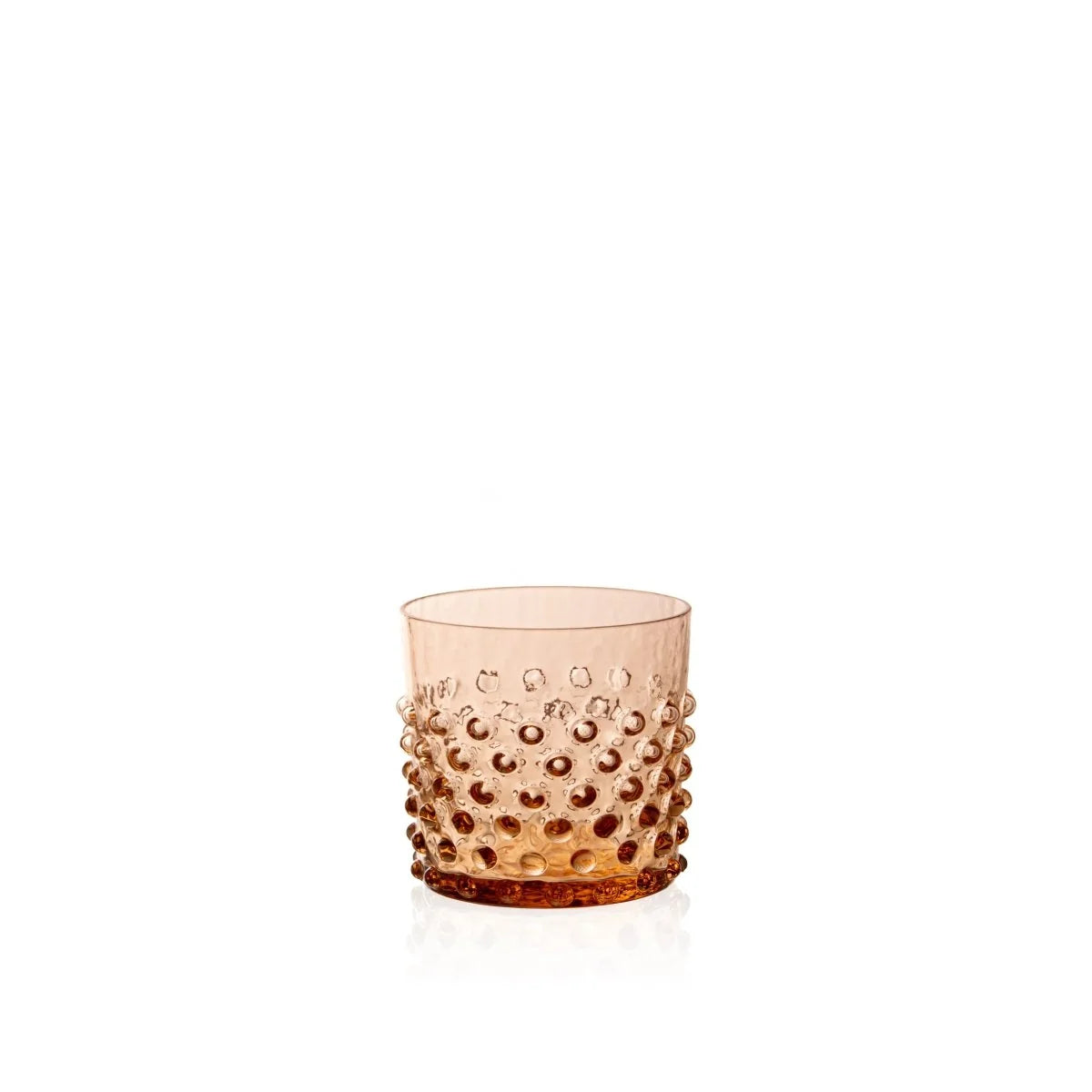 Hobnail Whiskey Glass S/4 - Bronze