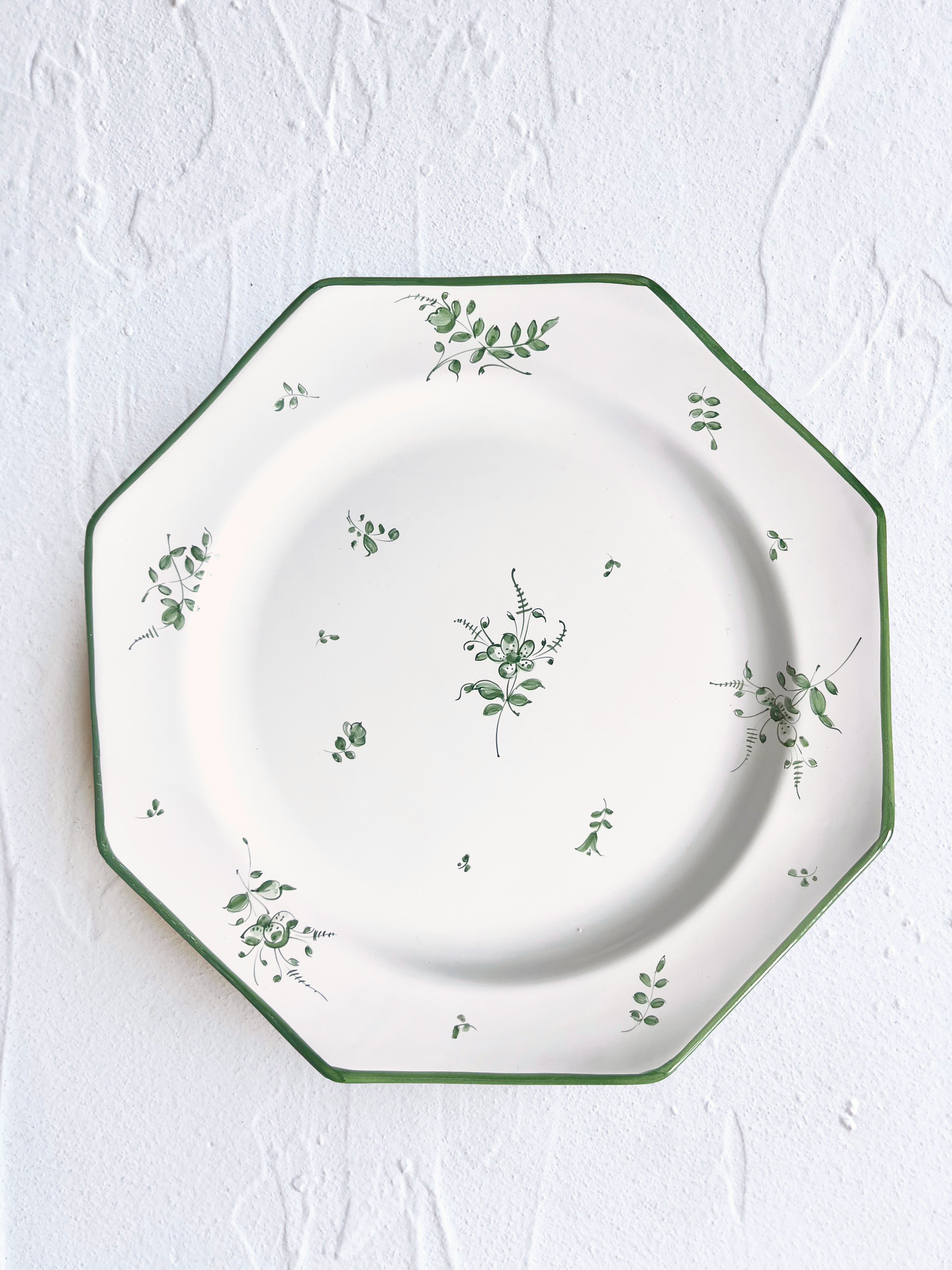 PRE-ORDER - Sainte Marie Dinner Plate ~ Alouette ~ Peridot - S/4