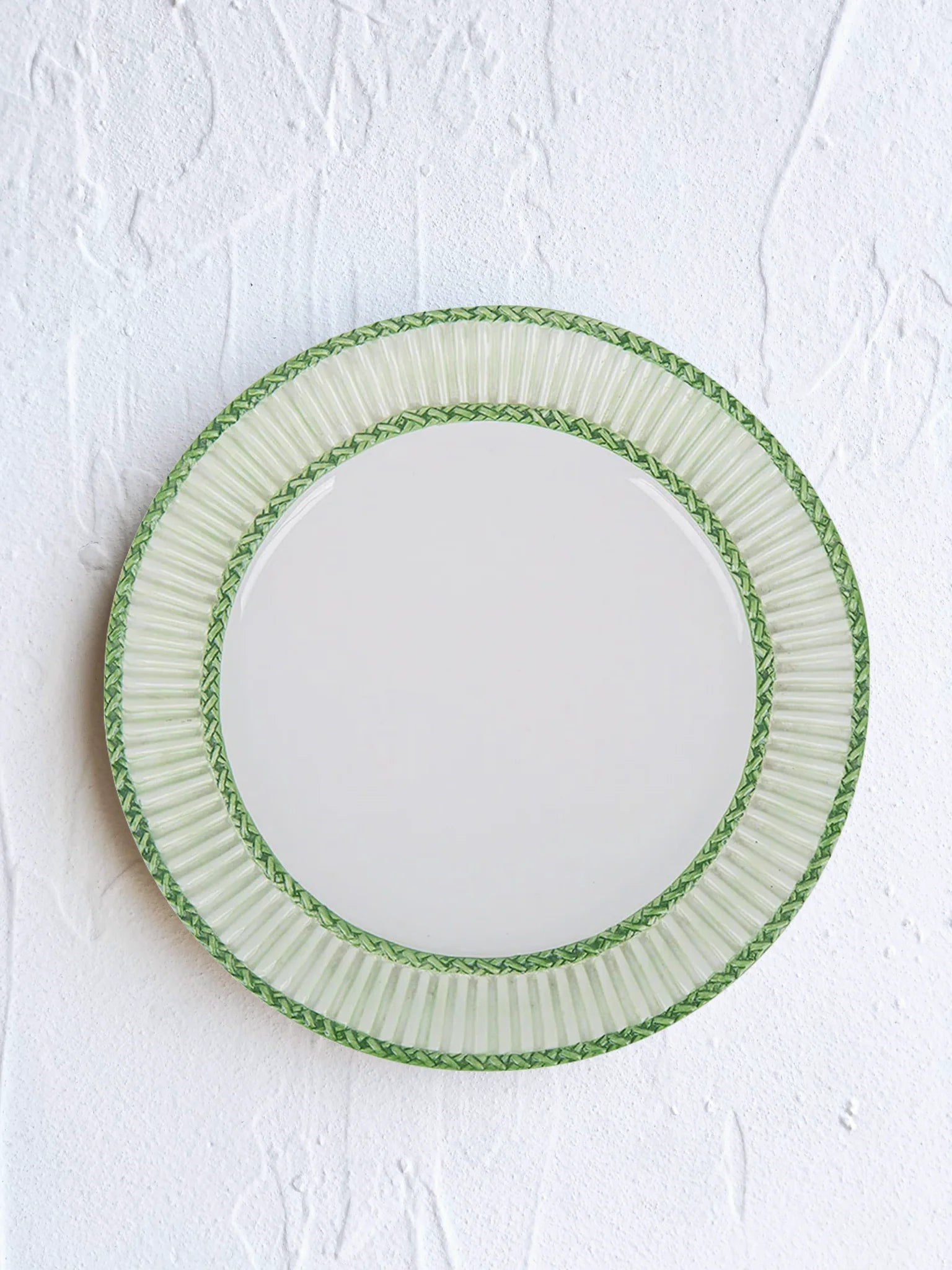 Treccia Dinner Plate - Verde