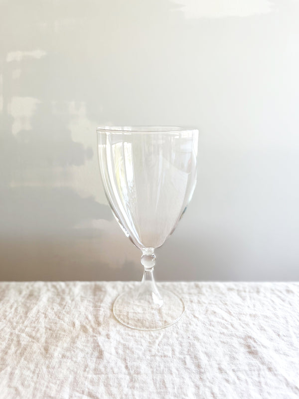 hollow stem wine glass