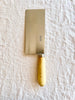 cleaver with boxwood handle by pallares solsona 18cm