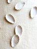 White Seashell Ring plates spread out