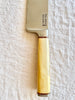 chef knife with boxwood handle by pallares solsona 15cm handle detail view 22.5cm