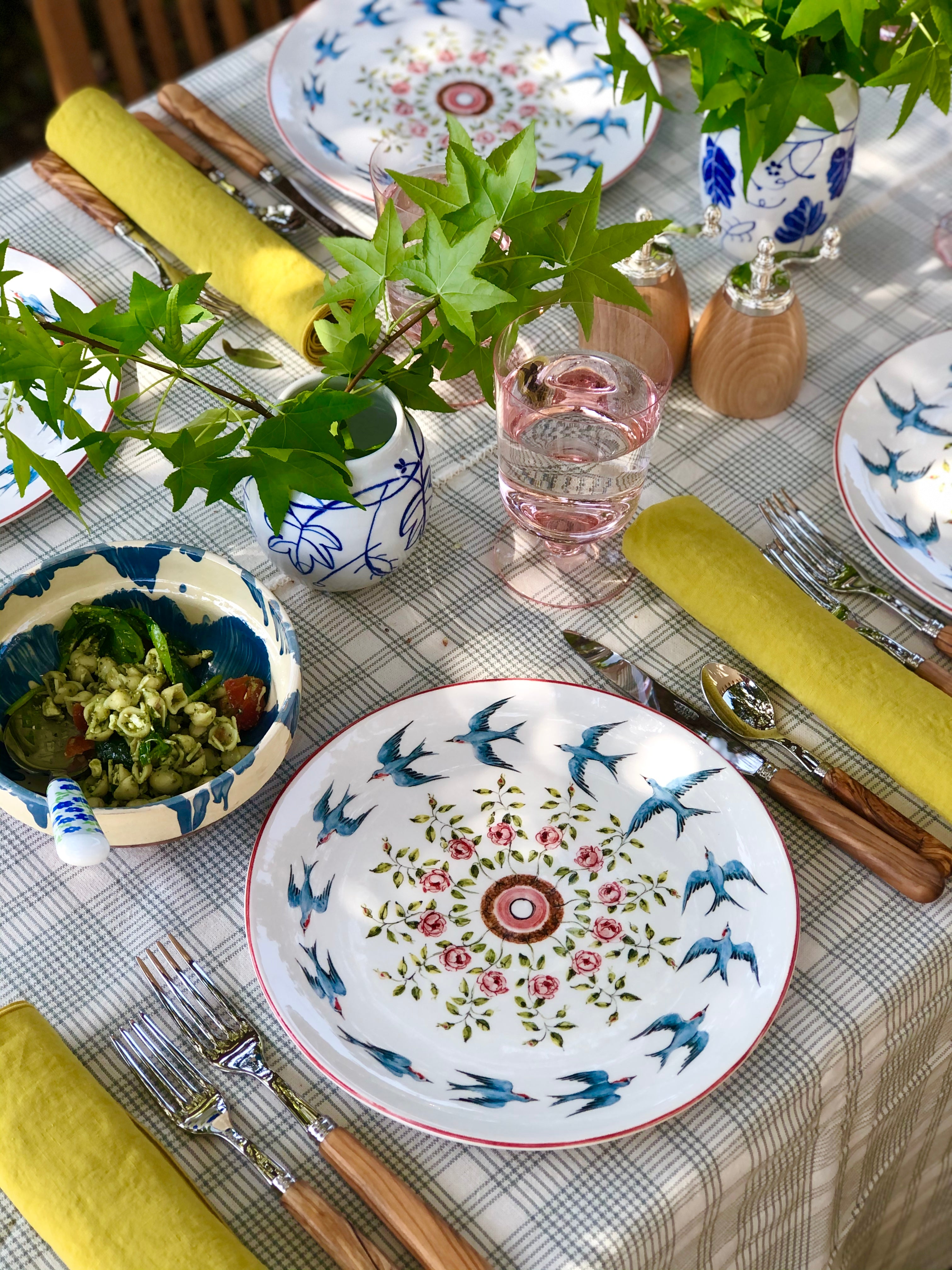 Sparrow Dinner Plate - S/6