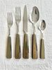 sabre flatware set stainless steel icon olive
