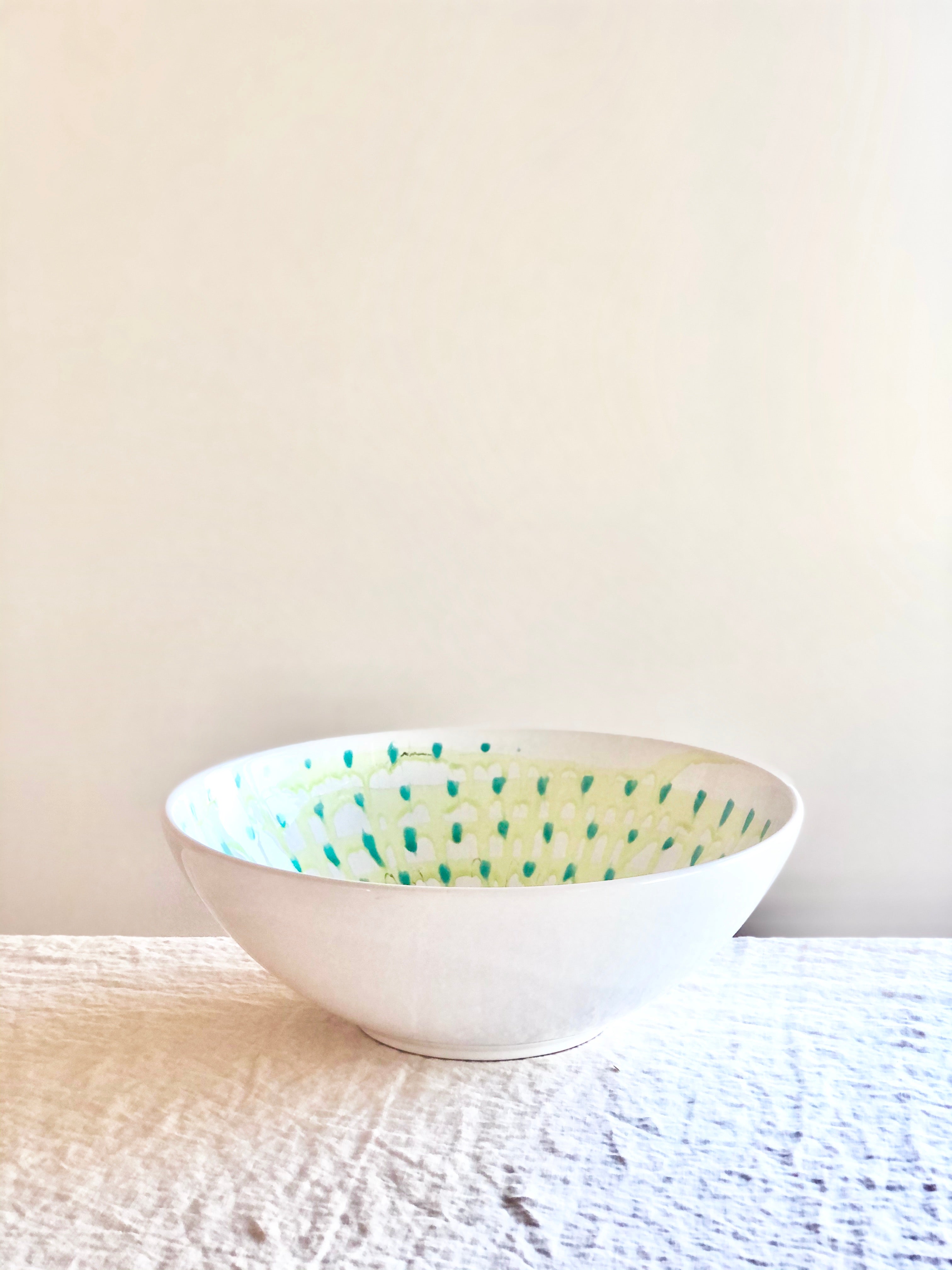 Spiral Serving Bowl - Neon 13"