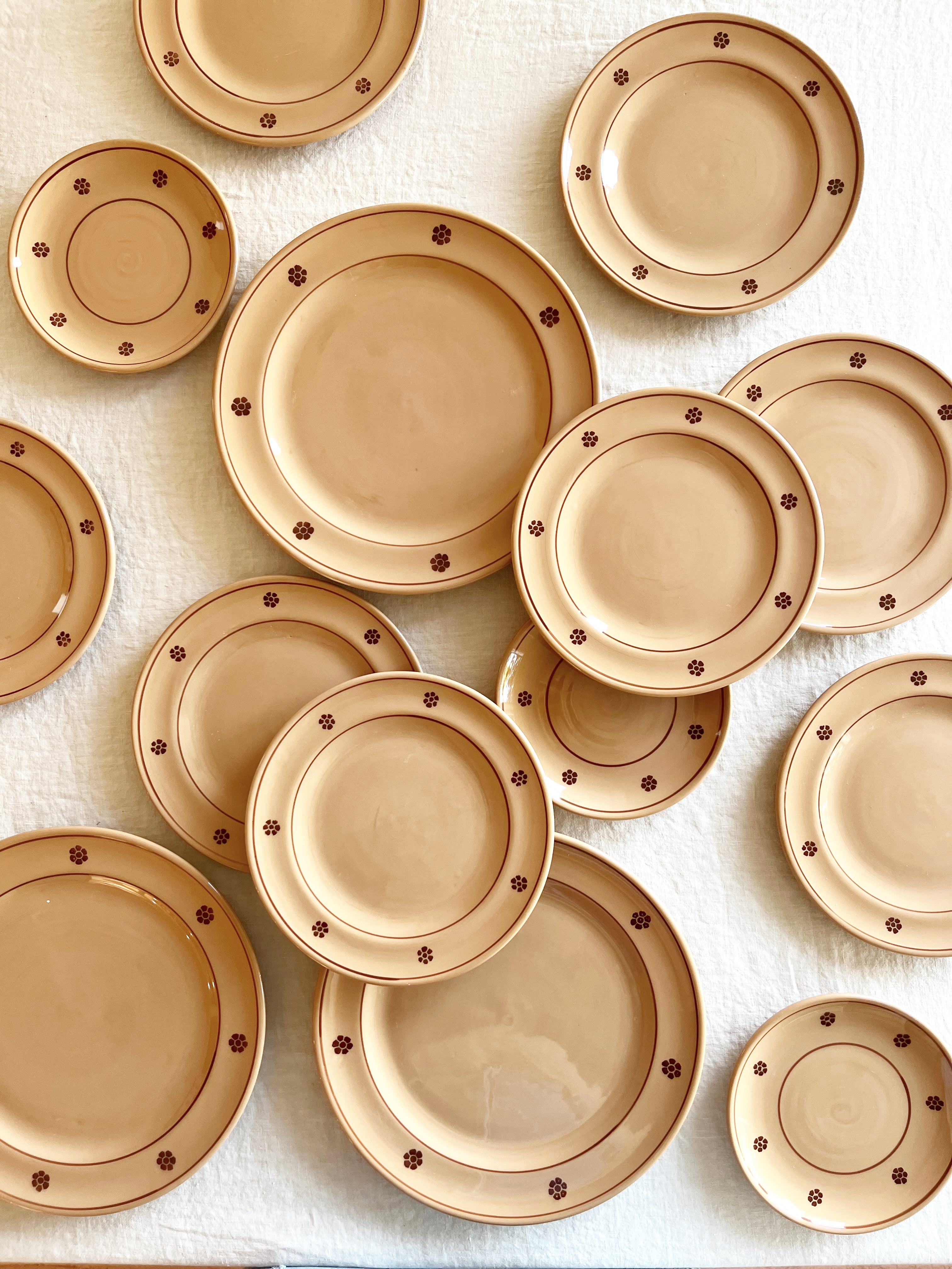 Rigo Stella Bread Plate - Sable - S/4