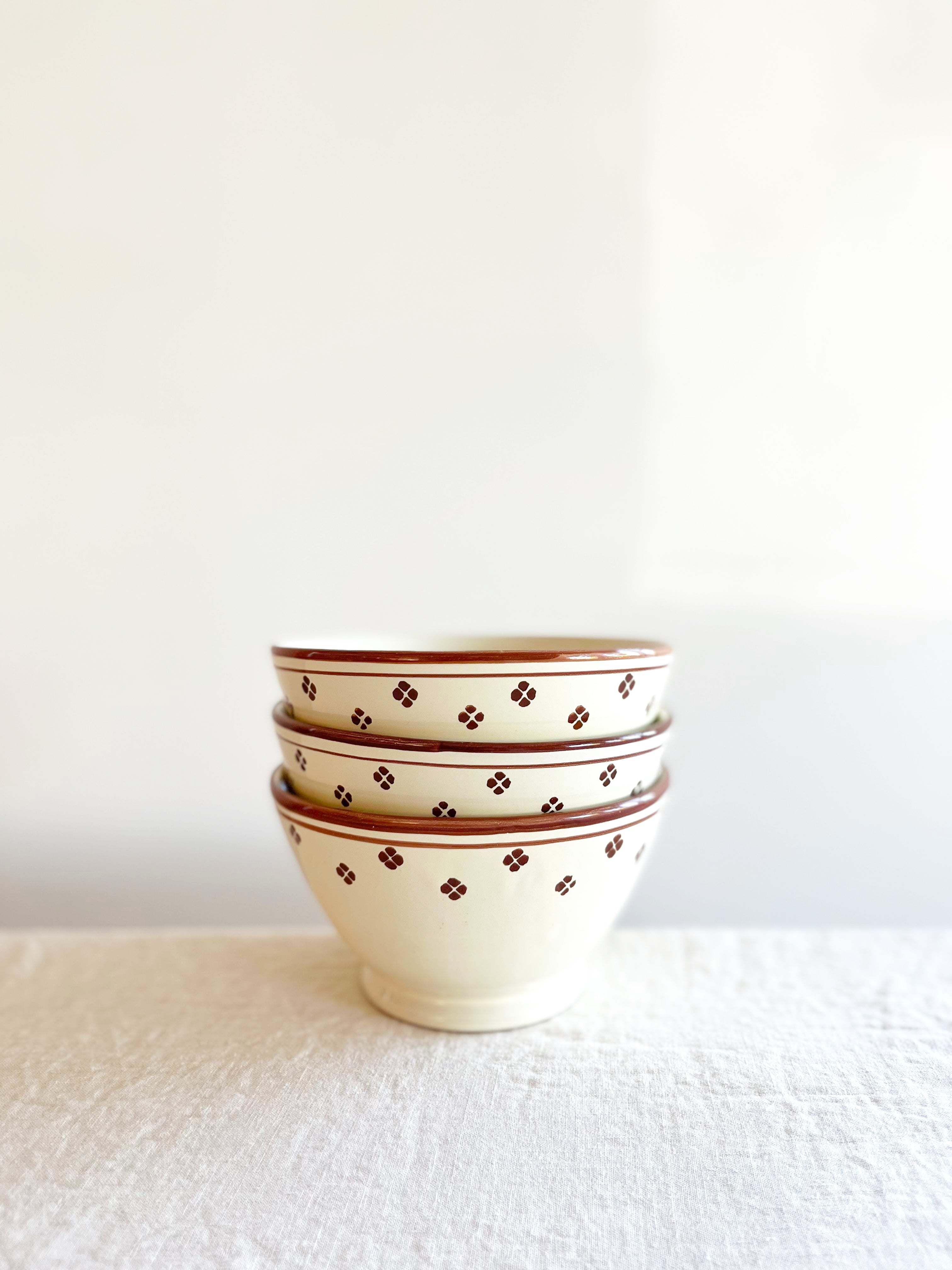 Rigo e Stella Cereal Bowl - Crema - 6" - S/4