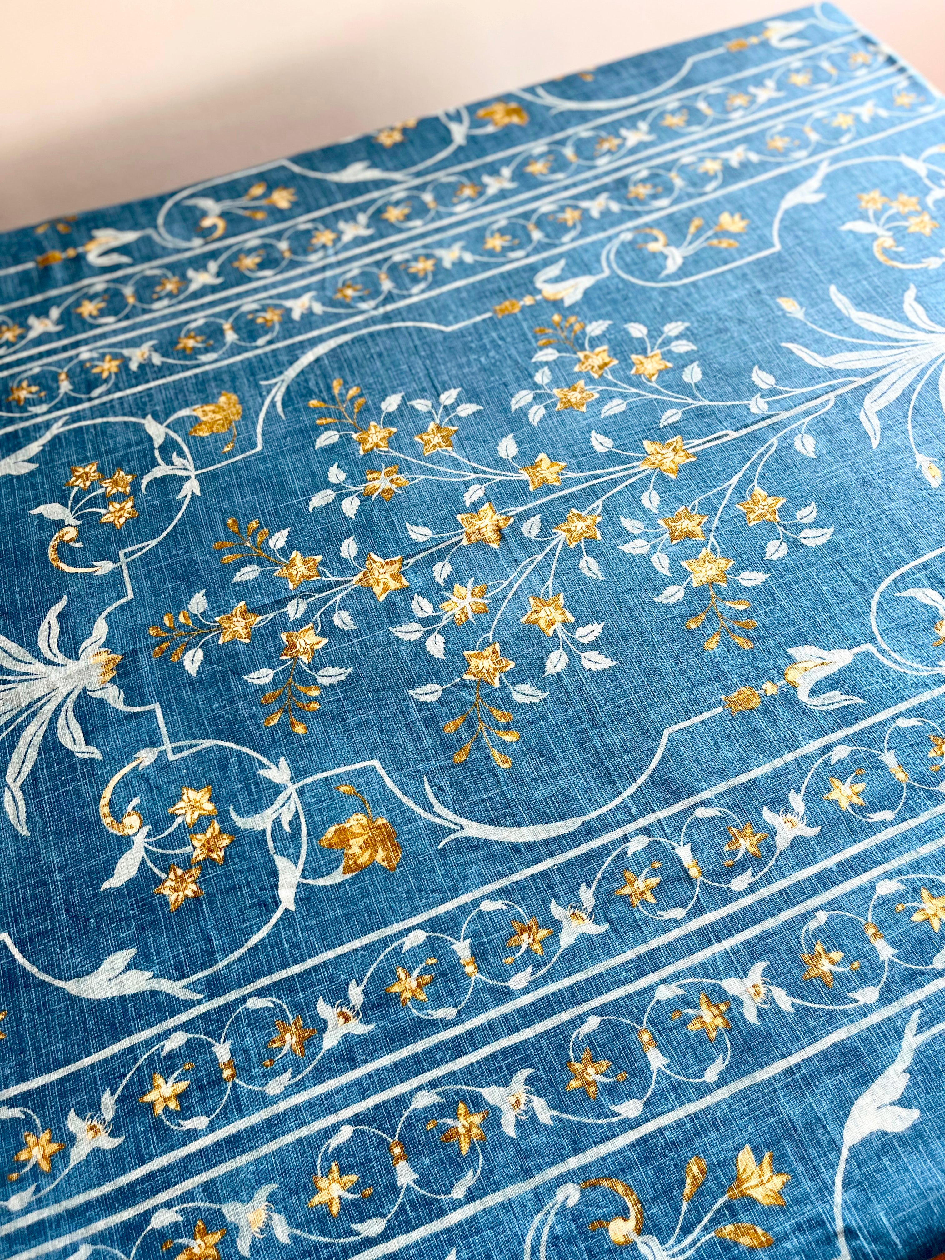 Jahan Tablecloth - Atlantic Blue