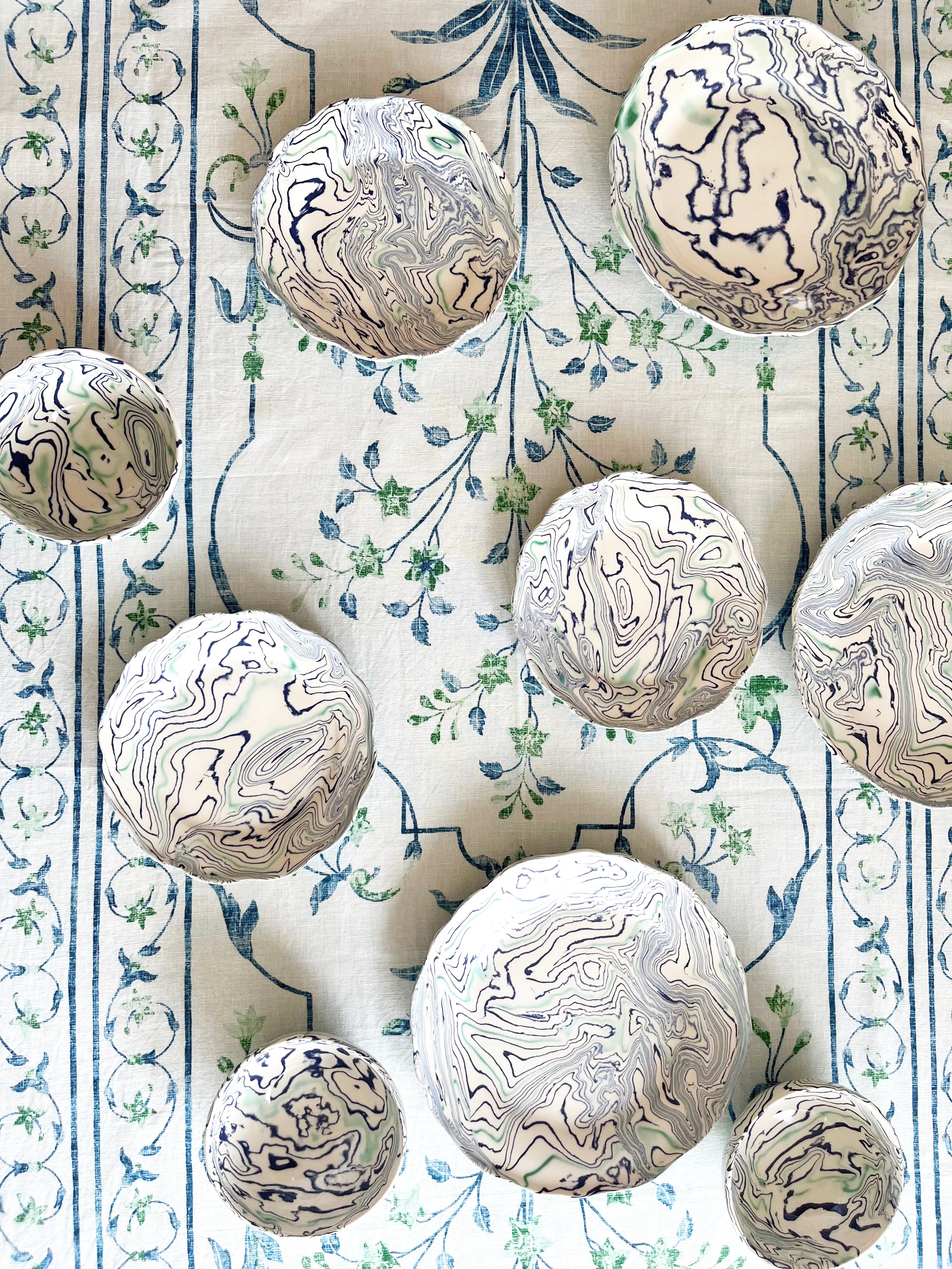 Terre Mêlée Scalloped Salad Plate - Pacifica