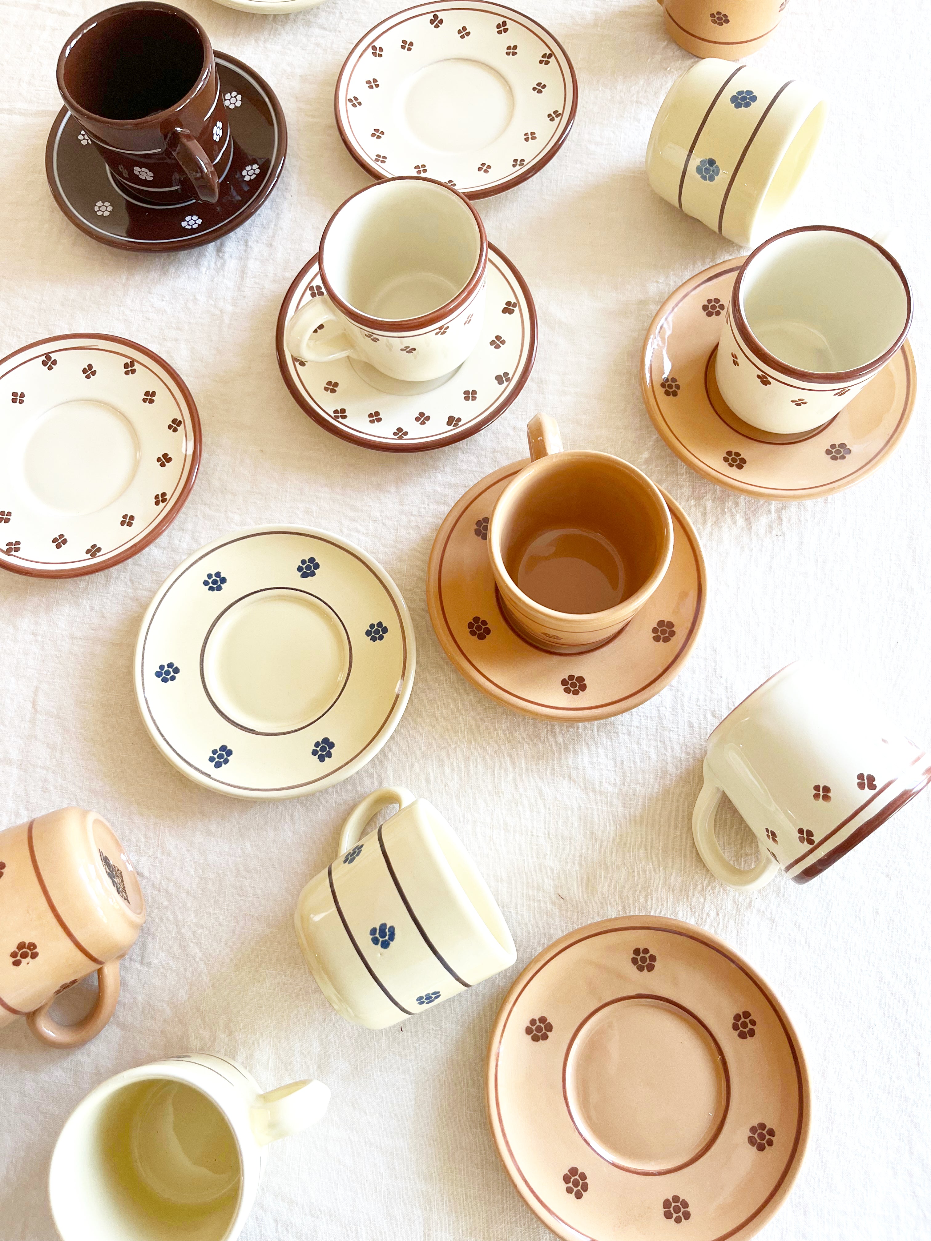 Rigo e Stella Espresso Cup & Saucer - Crema
