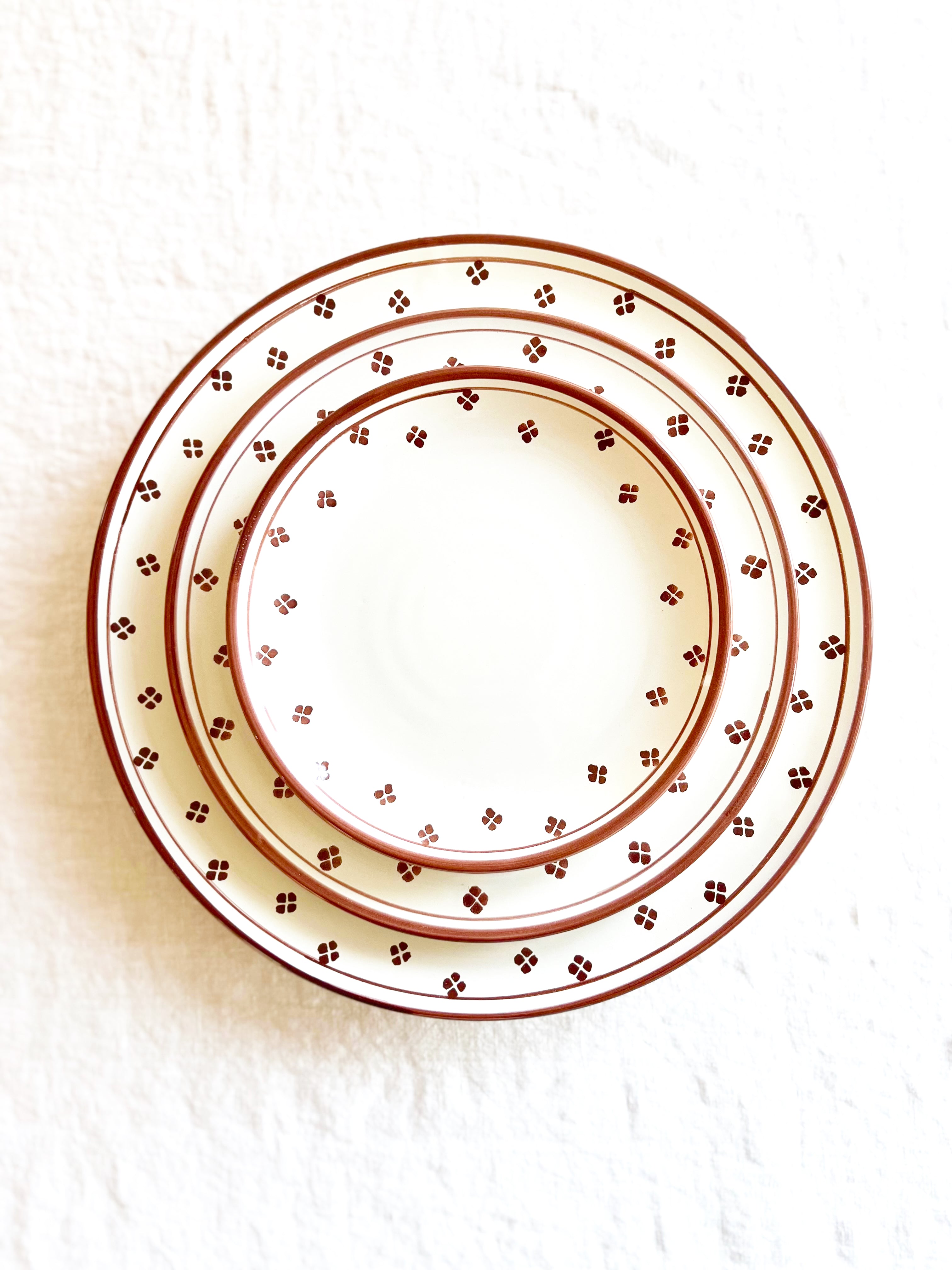 Rigo e Stella Bread Plate - Crema - S/4