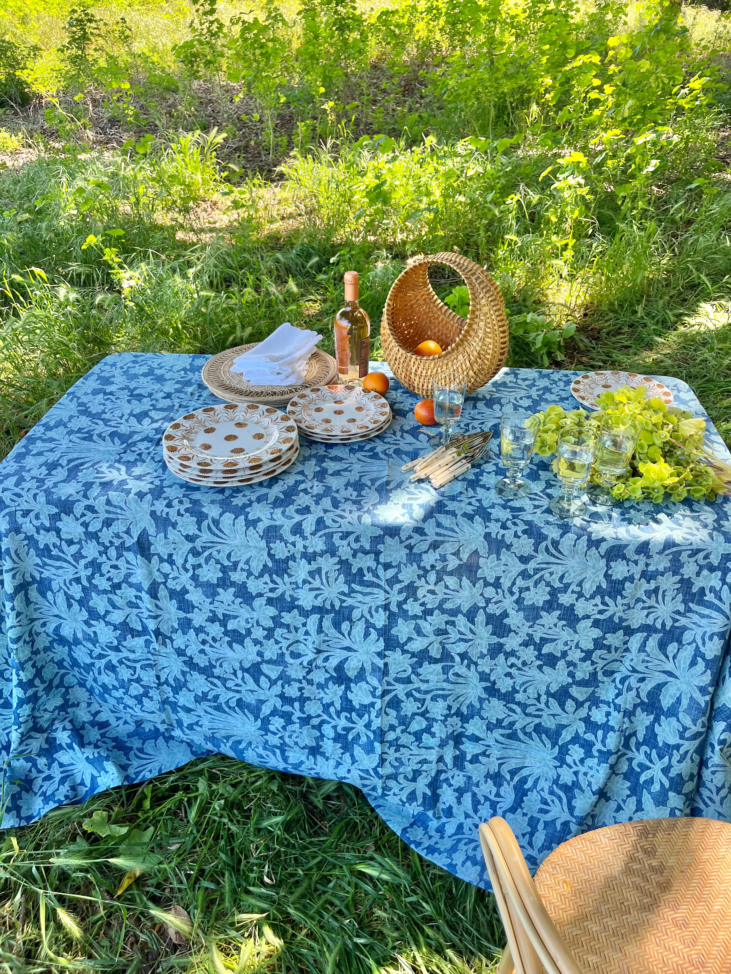 Haveli Tablecloth - Cobalt