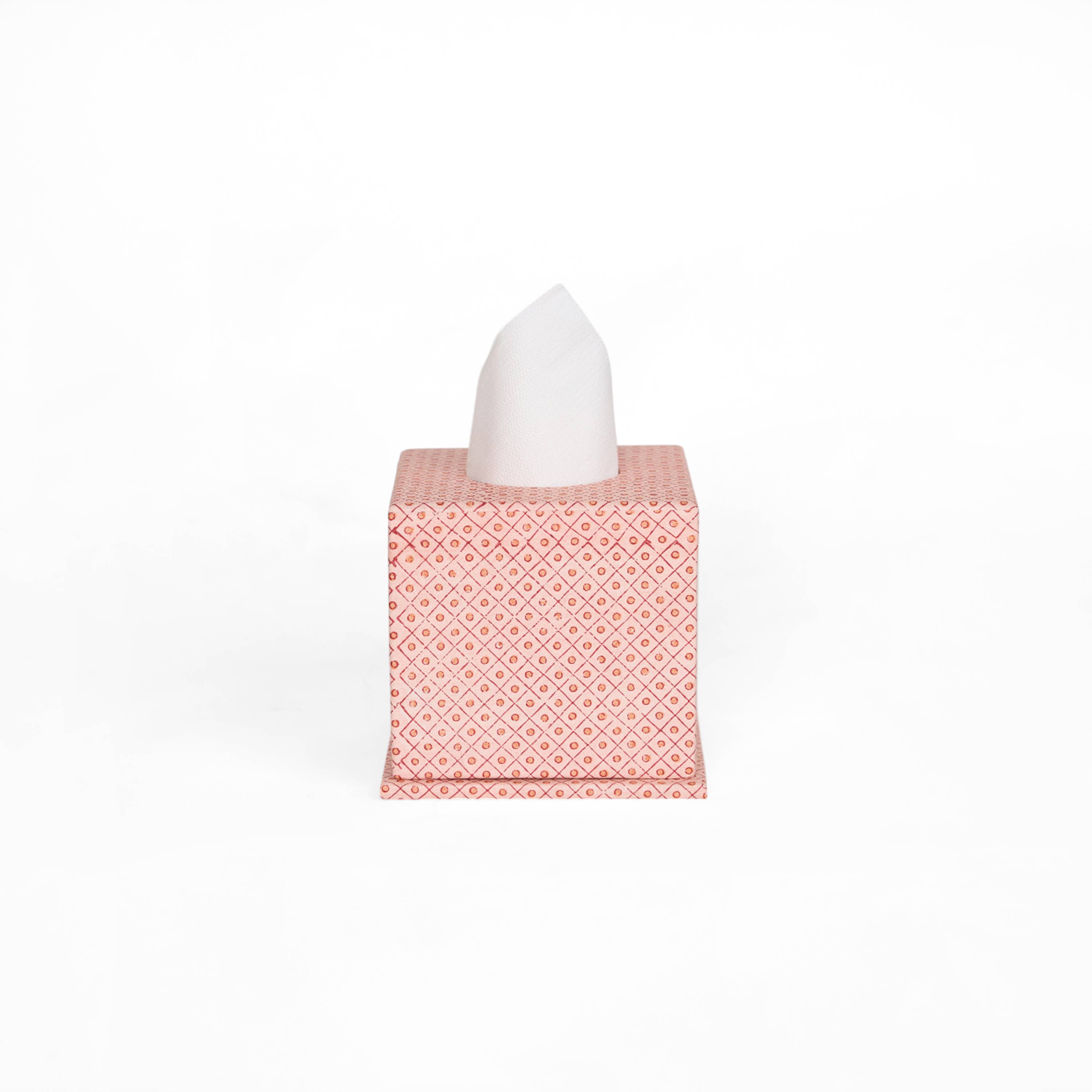 Amélie Tissue Box - Crimson