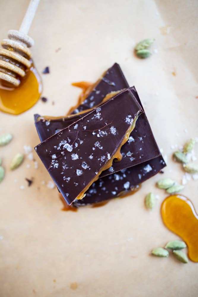 Cardamom and Honey Caramel with Sea Salt