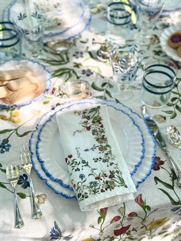 SB X John Derian Wildflower Tablecloth - 3 sizes available