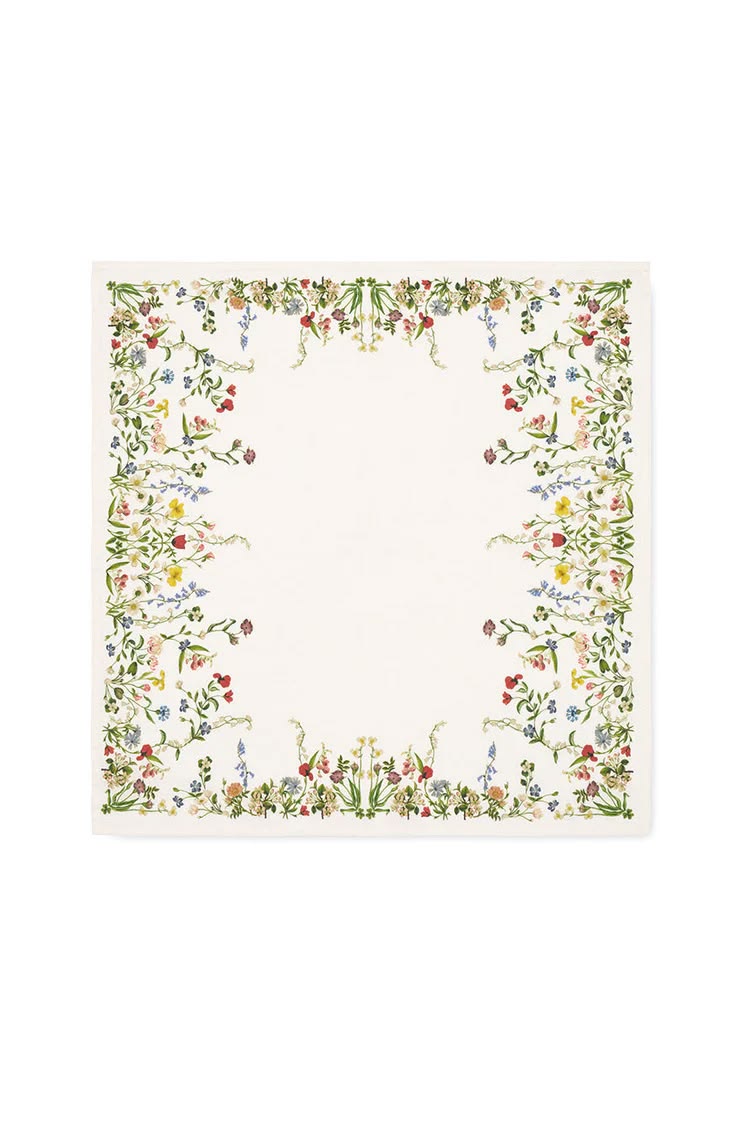 John Derian X SB Botanical Wildflower Napkins -  S/4