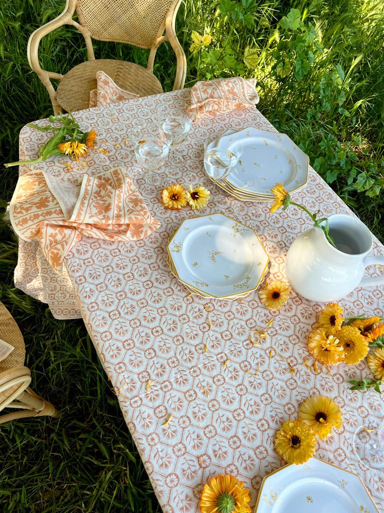 Sainte Marie Dinner Plate ~ Tulip ~ Jaune - S/4