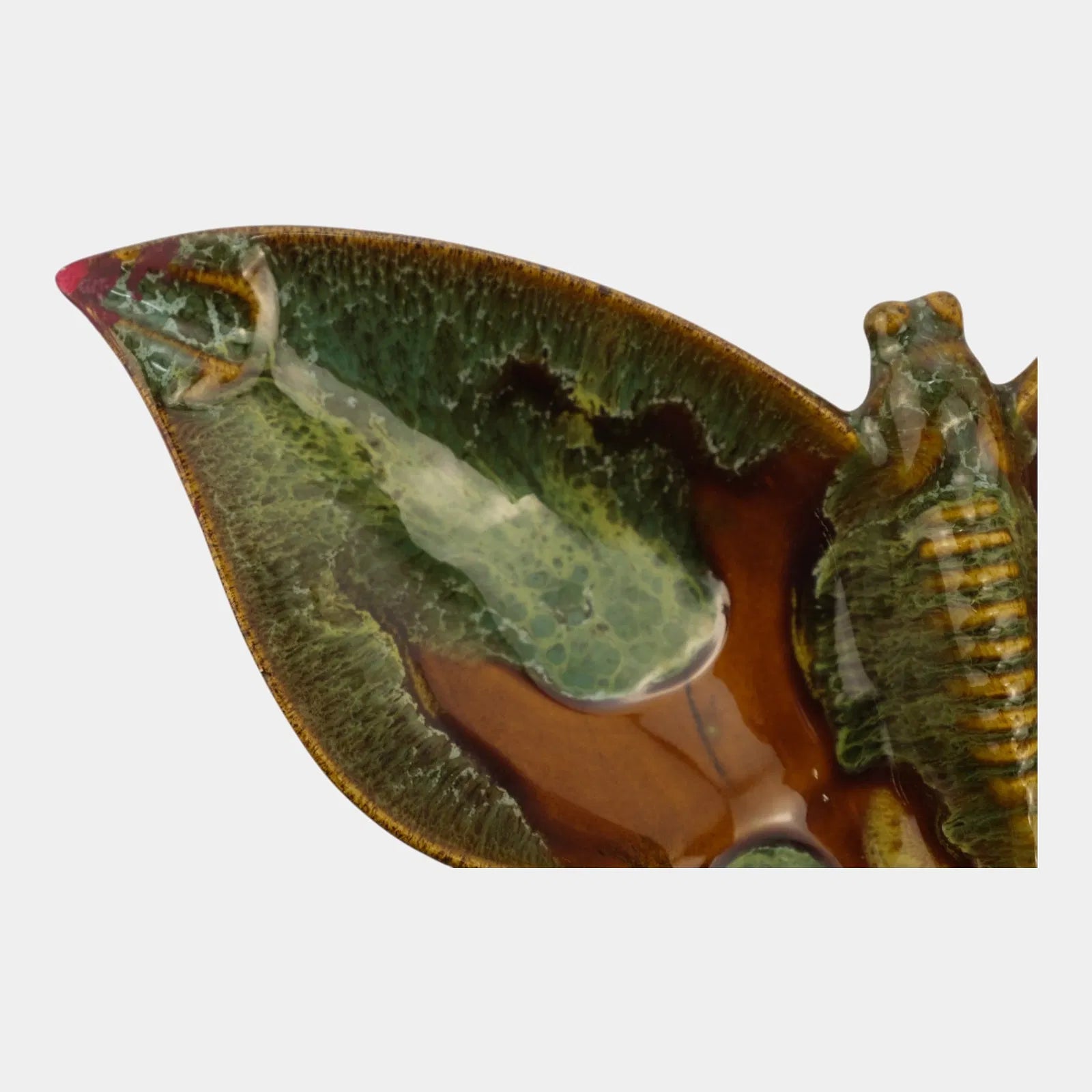 Historic Van Briggle Butterfly Vide Poche - Set of 2