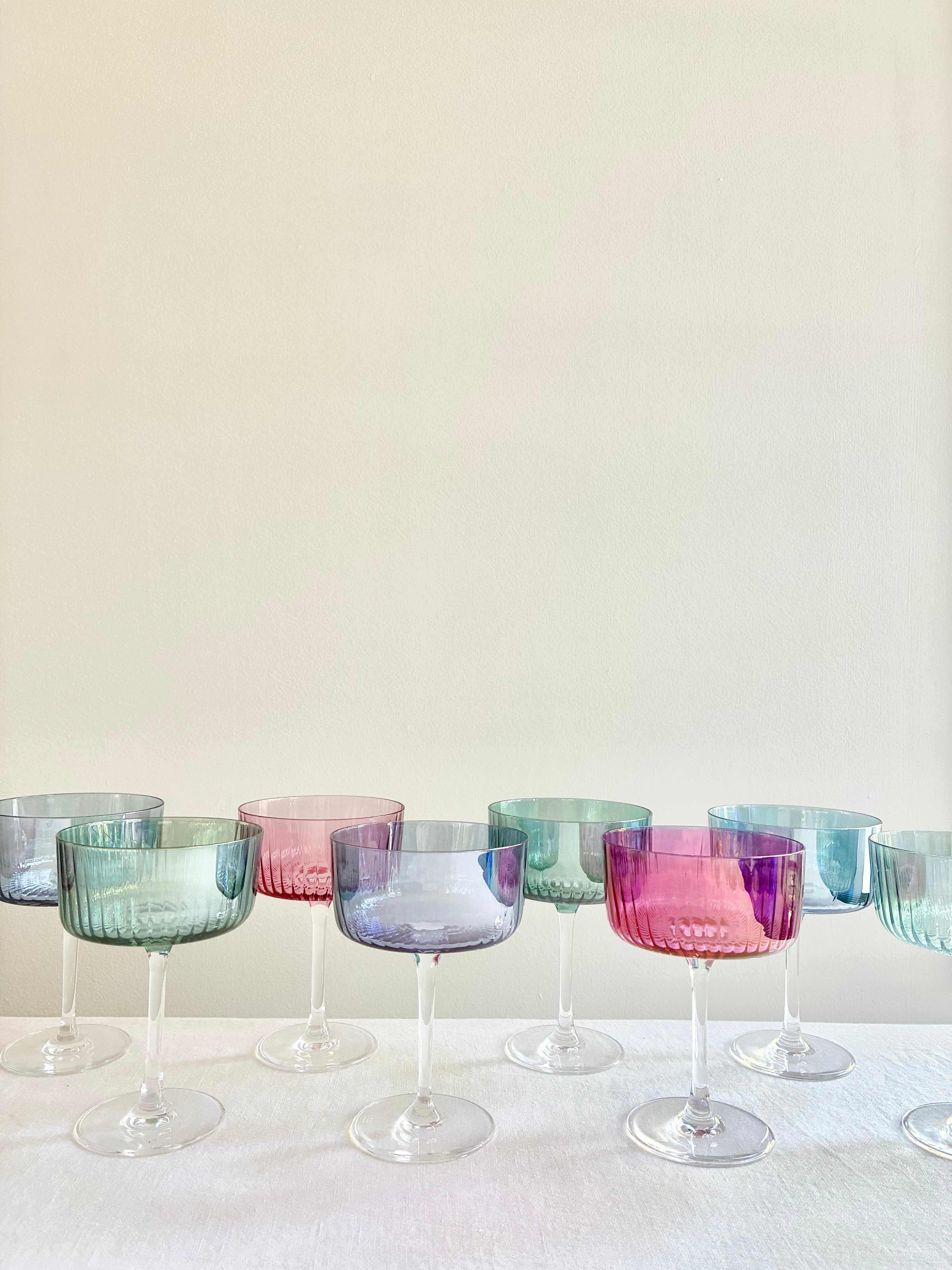 Gems Champagne Coupe - Garnet S/4