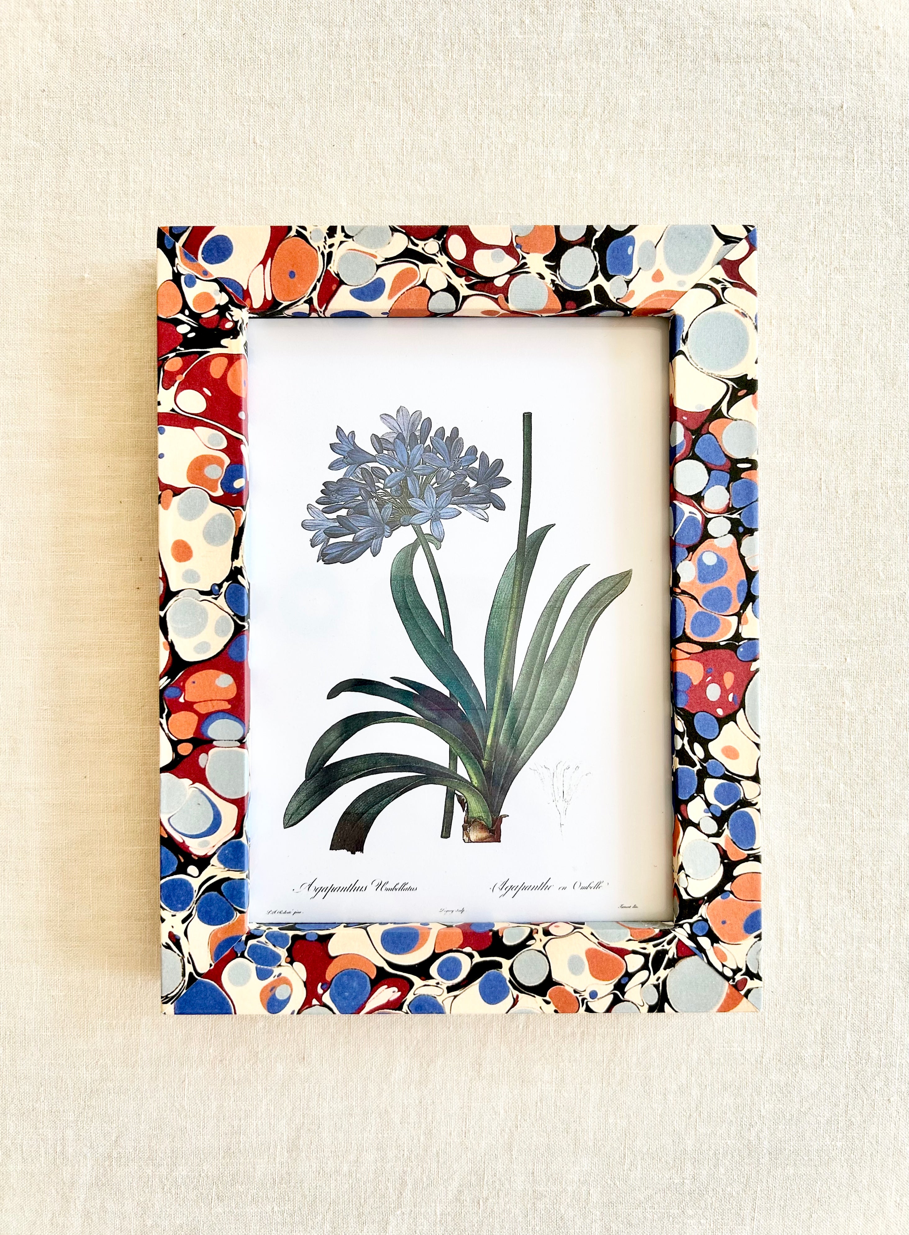 Tabletop Frame  5x7" - Marbled Coral