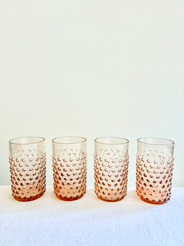 Hobnail Tumblers S/4 - Bronze