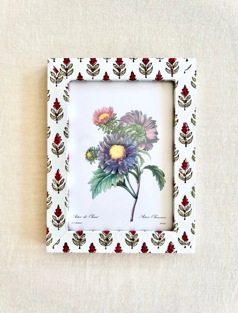 Tabletop Frame  5x7" - Hyacinth red