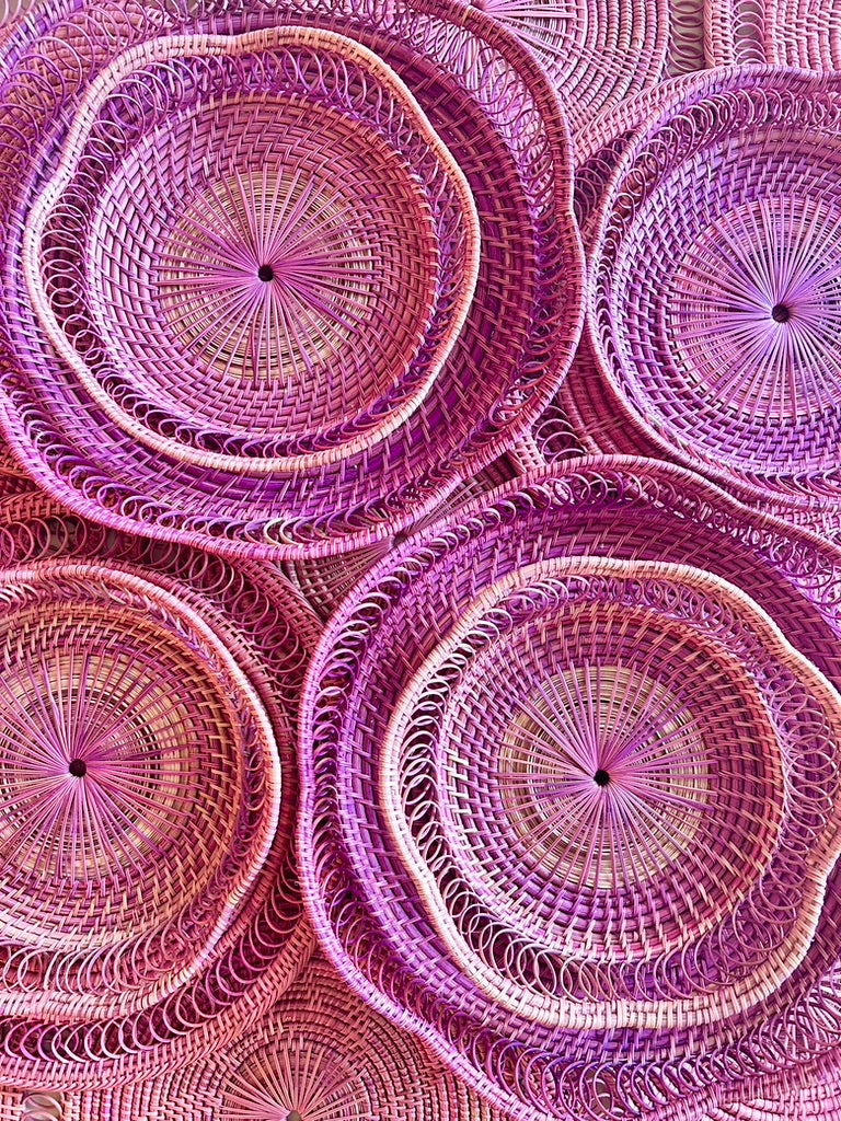 Tissé Oval Basket - 7" - S/4 - Camellia