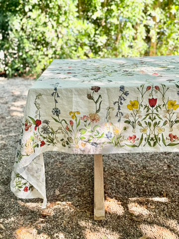 SB X John Derian Wildflower Tablecloth - 3 sizes available