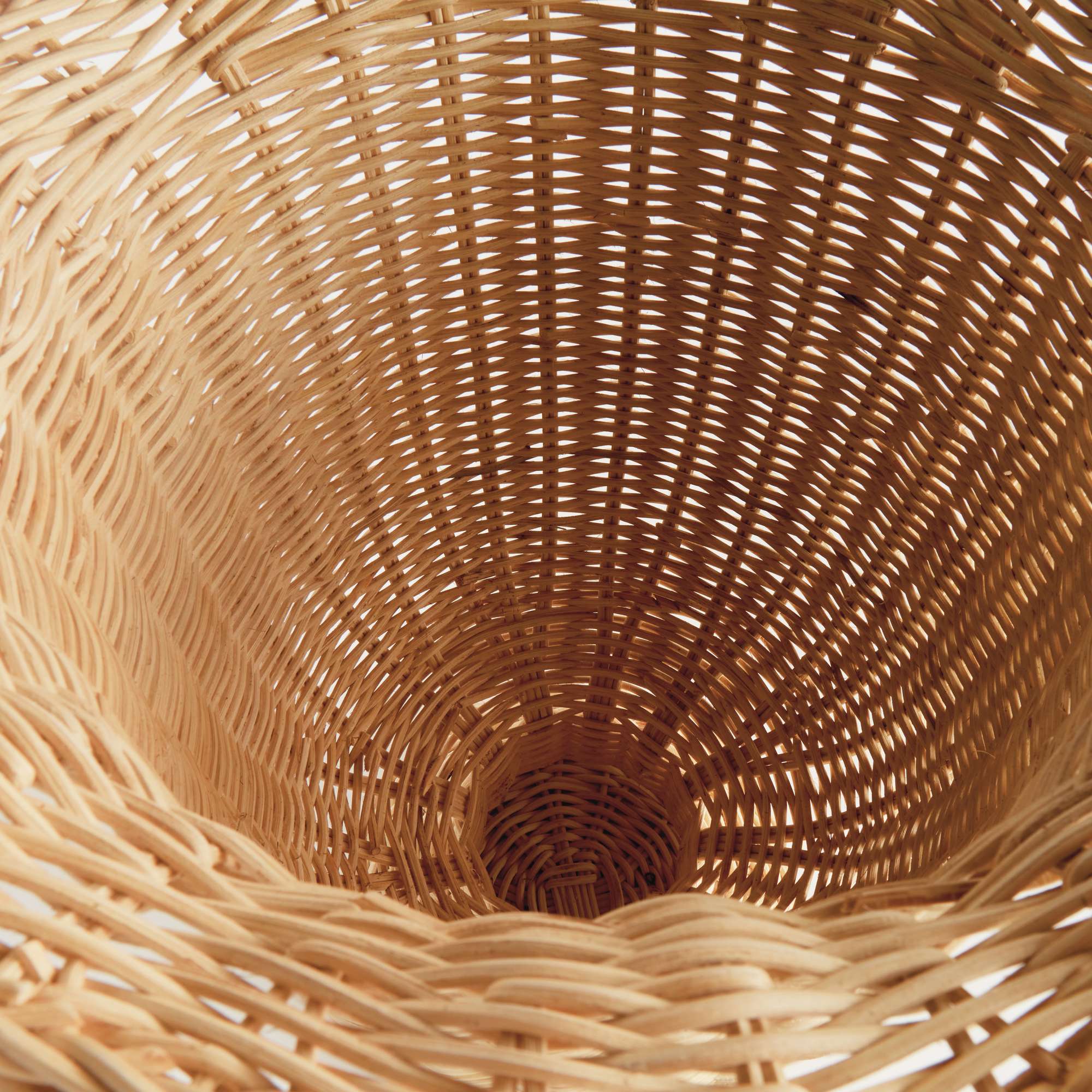 Delphine Rattan Scalloped Urn