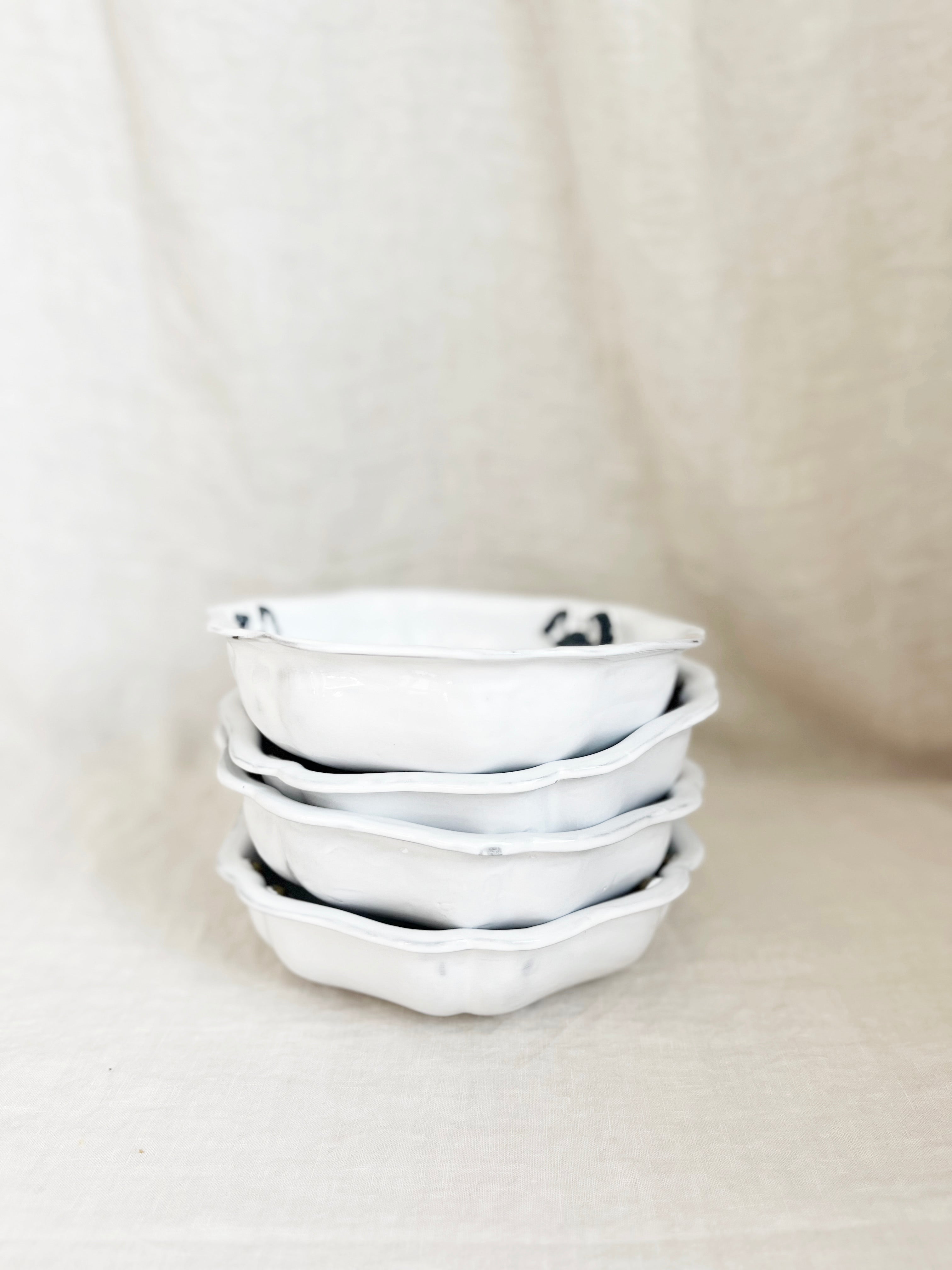 Colette Edition Salad Bowl -Blanc Bow