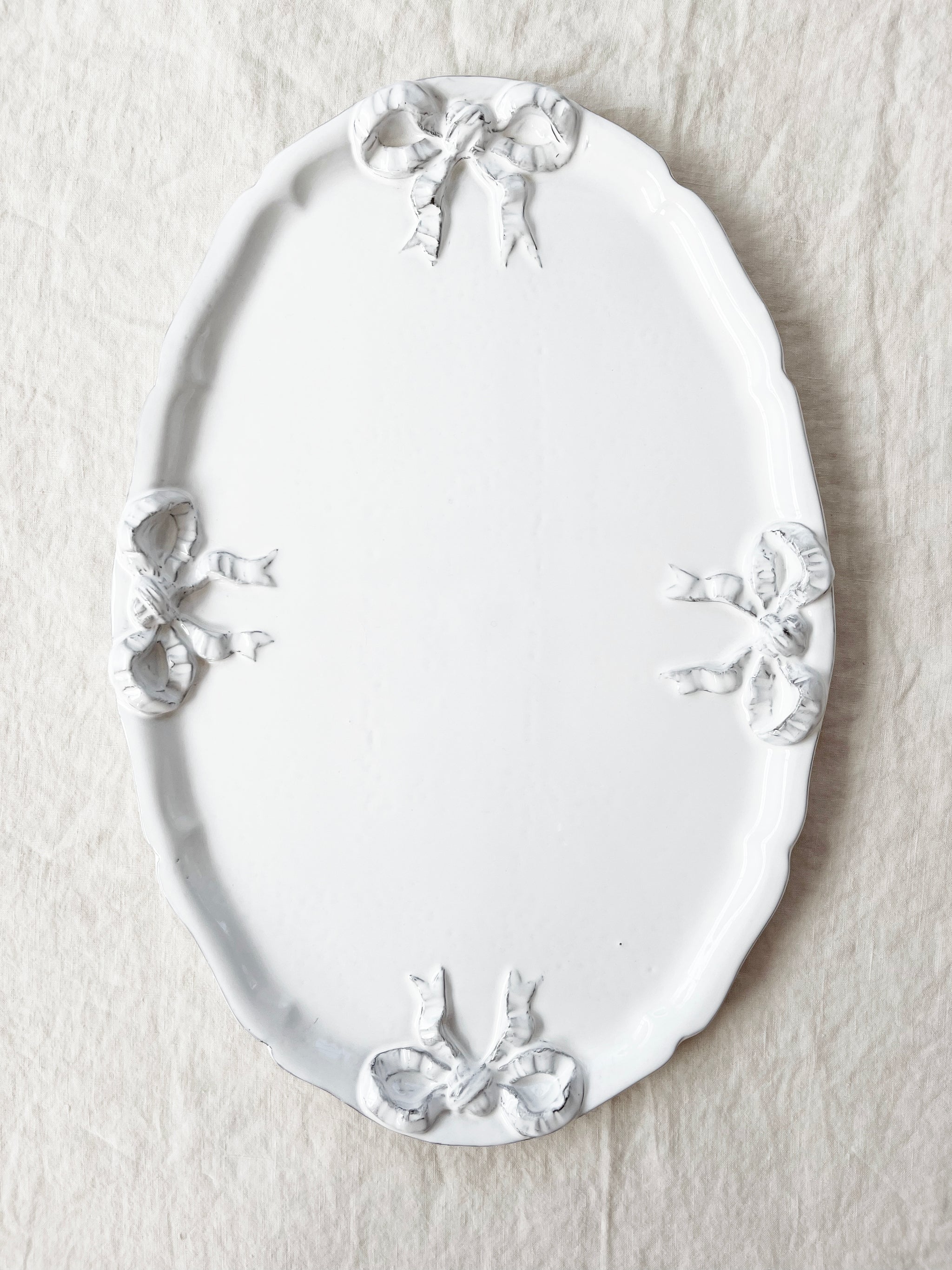 VIDA Colette Large Platter (White)