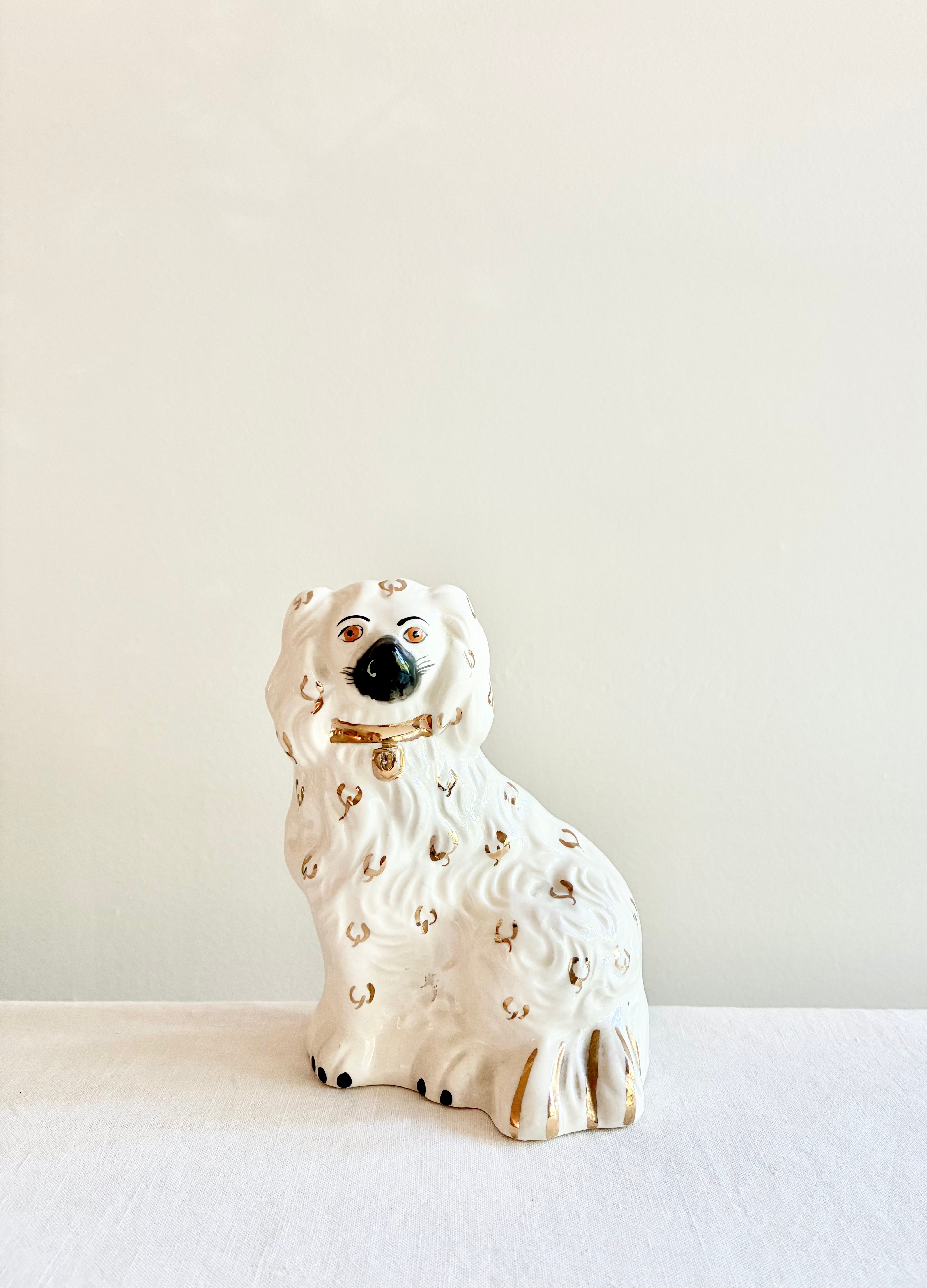 Historic Staffordshire J.W.C. Spaniel Figurine